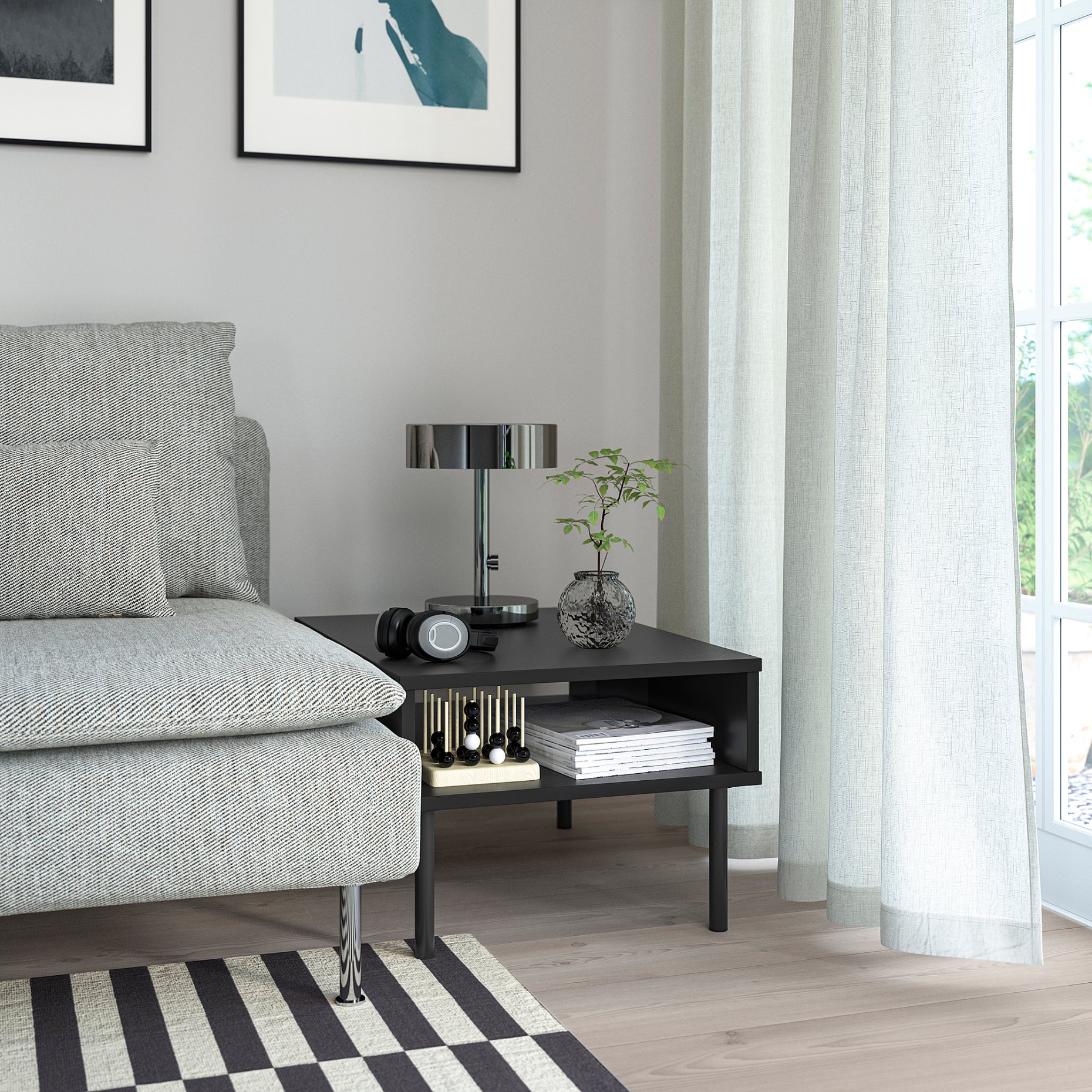 TUNSTA, βοηθητικό τραπεζάκι, 70x50 cm, 502.995.02