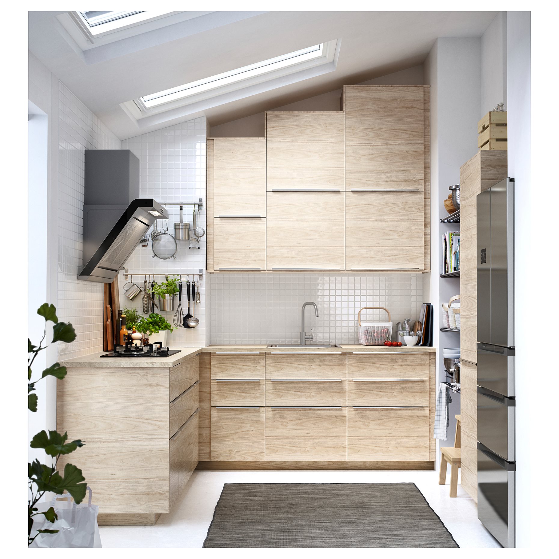 EKBACKEN, πάγκος κουζίνας, 186x2.8 cm, 503.376.17