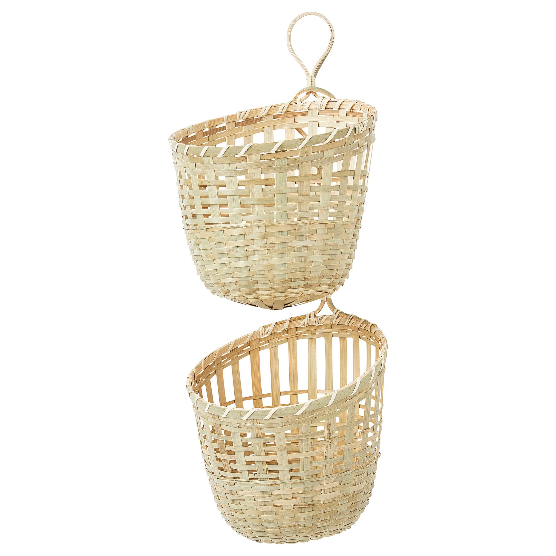 TOLKNING, basket hanging/handmade, set of 2, 505.126.49