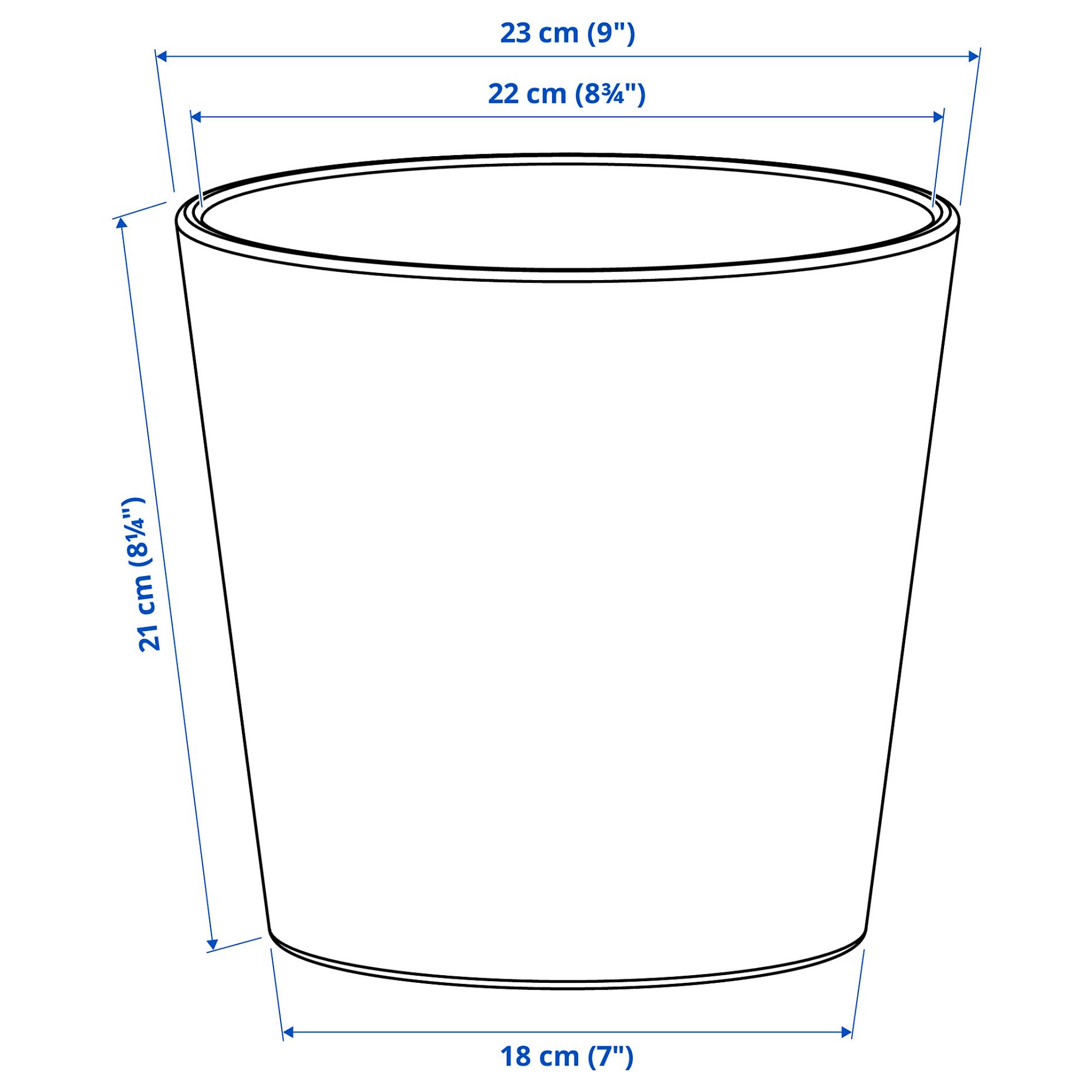 SOJABÖNA, plant pot, 19 cm, 505.335.76
