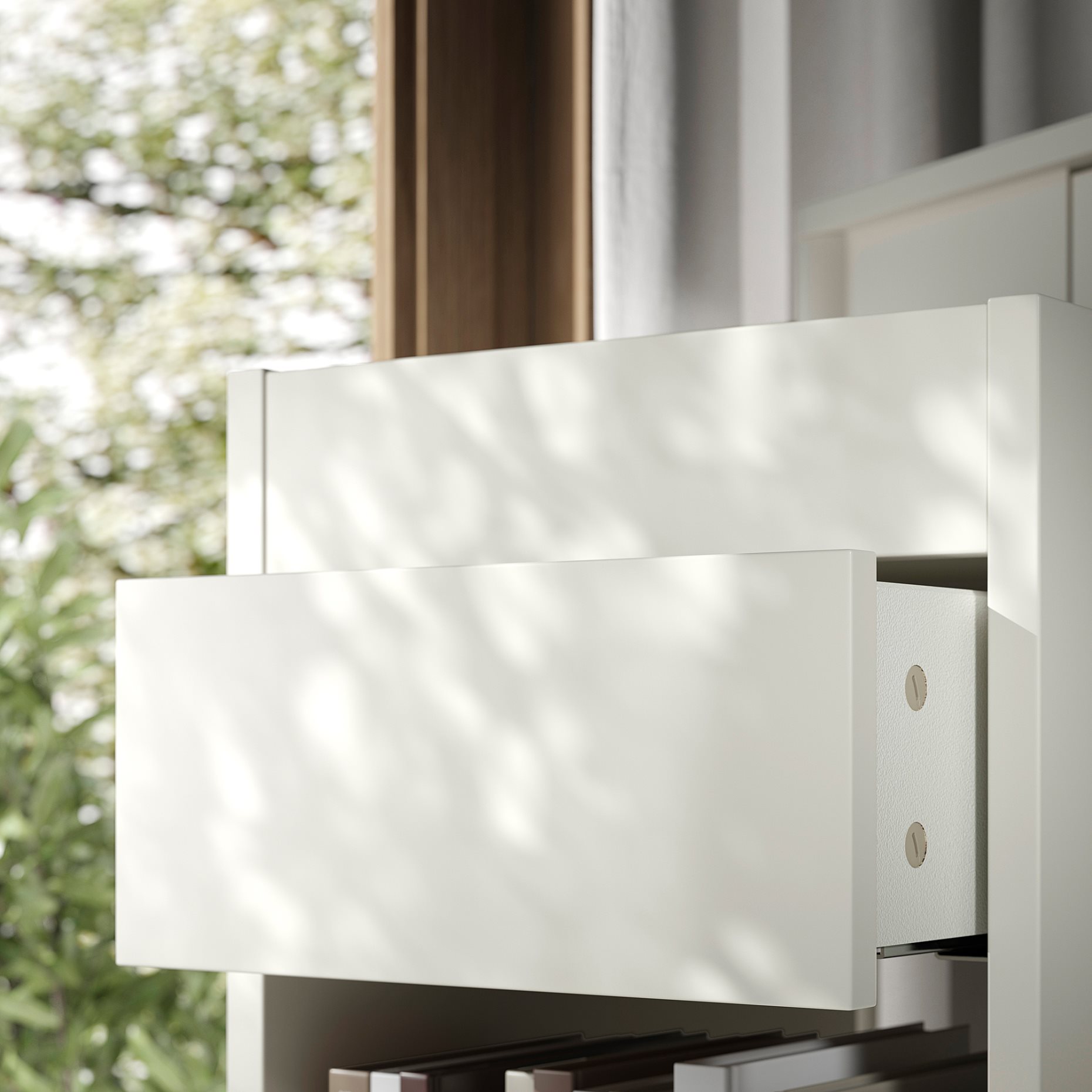 TONSTAD, συρταριέρα με ροδάκια, 35x60 cm, 505.382.01