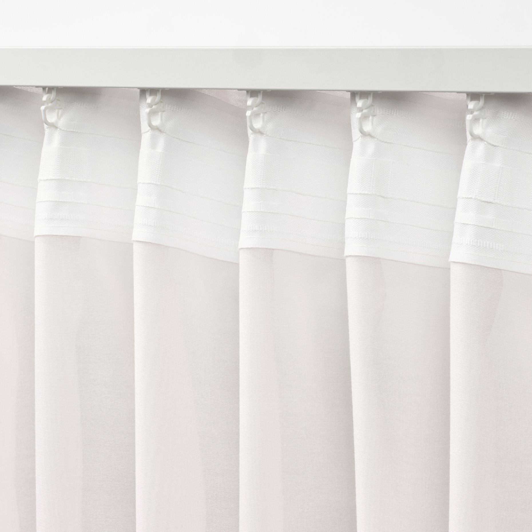 STENFRÖ, sheer curtains with heading tape/1 pair, 145x300 cm, 505.621.25