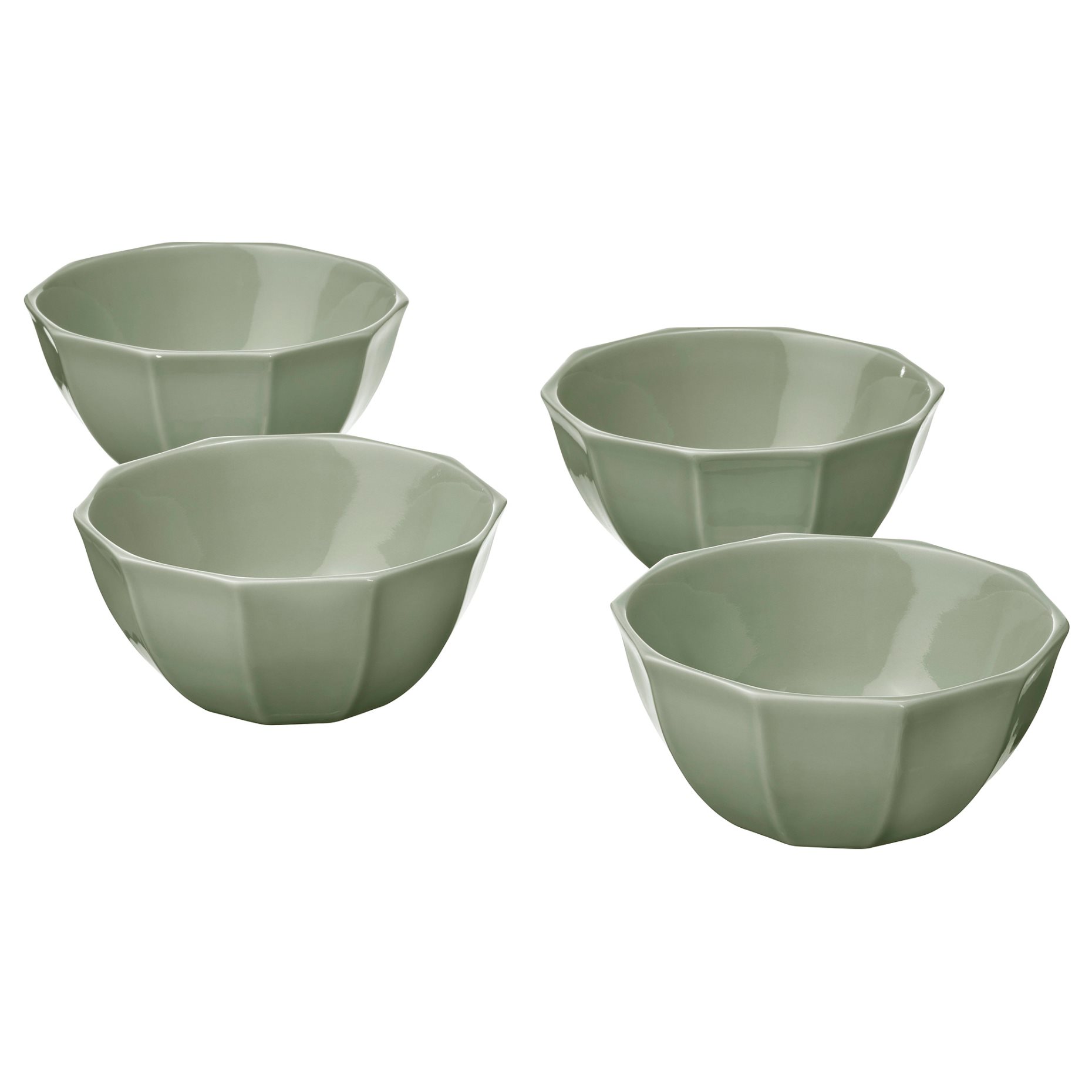 STRIMMIG, bowl stoneware/4 piece, 15 cm, 505.676.65