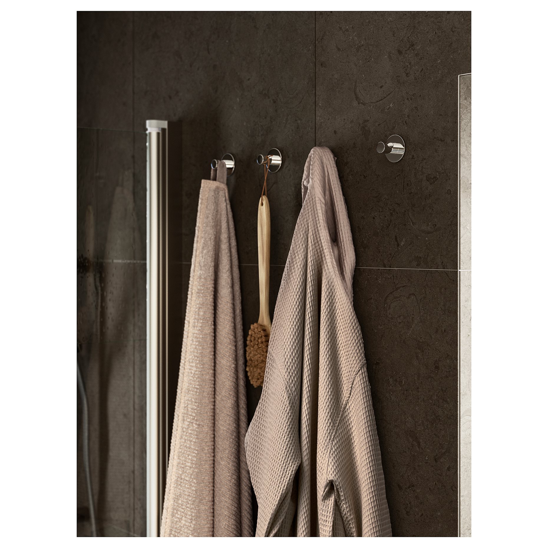 SKOGHALL, hook/self-adhesive, 3 pack, 505.678.30