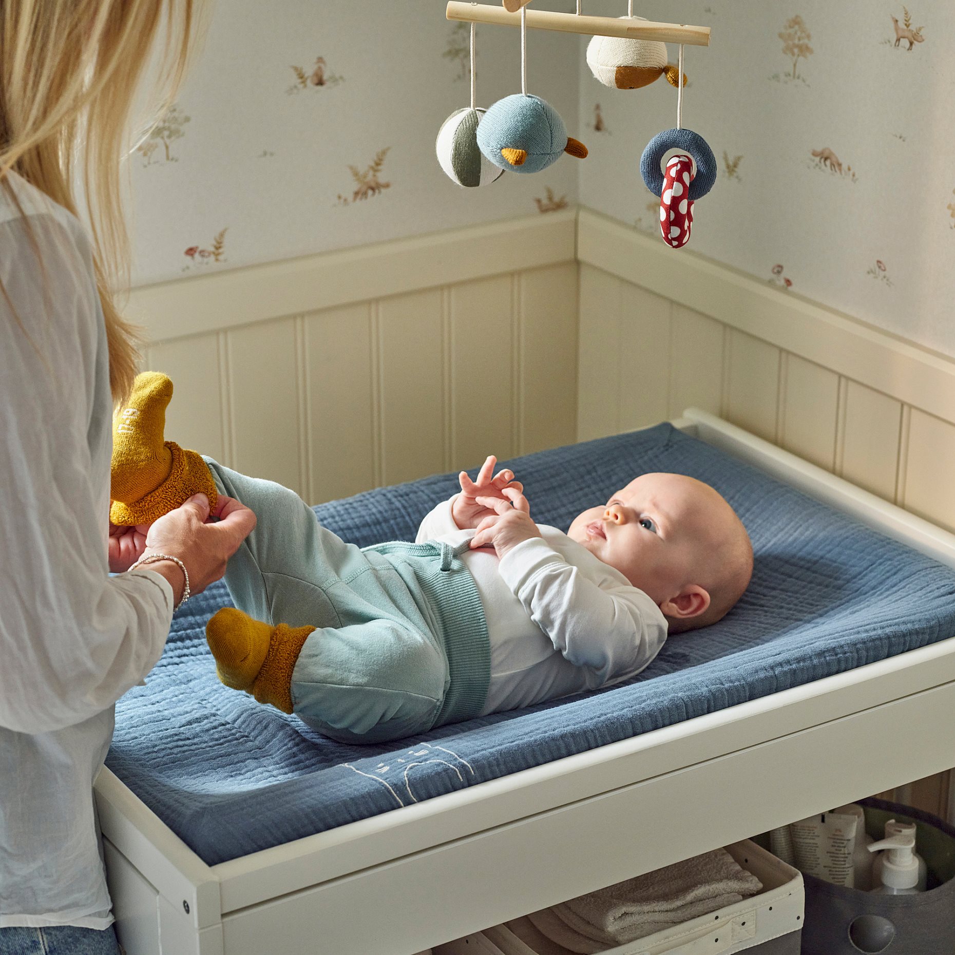 VÄDRA, cover for babycare mat, 48x74 cm, 505.736.14