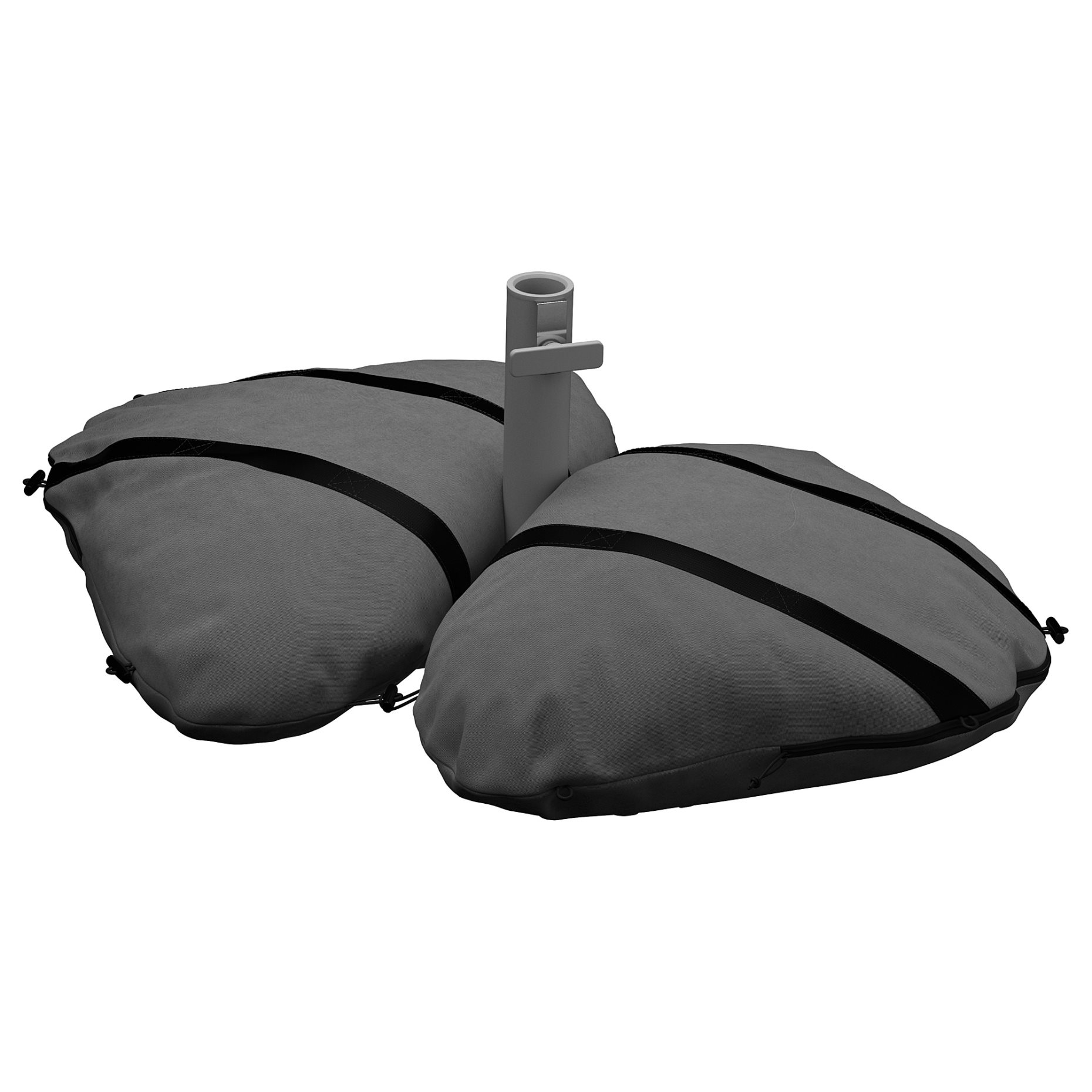 IGGON, parasol base with sandbags, 60x60 cm, 505.858.48