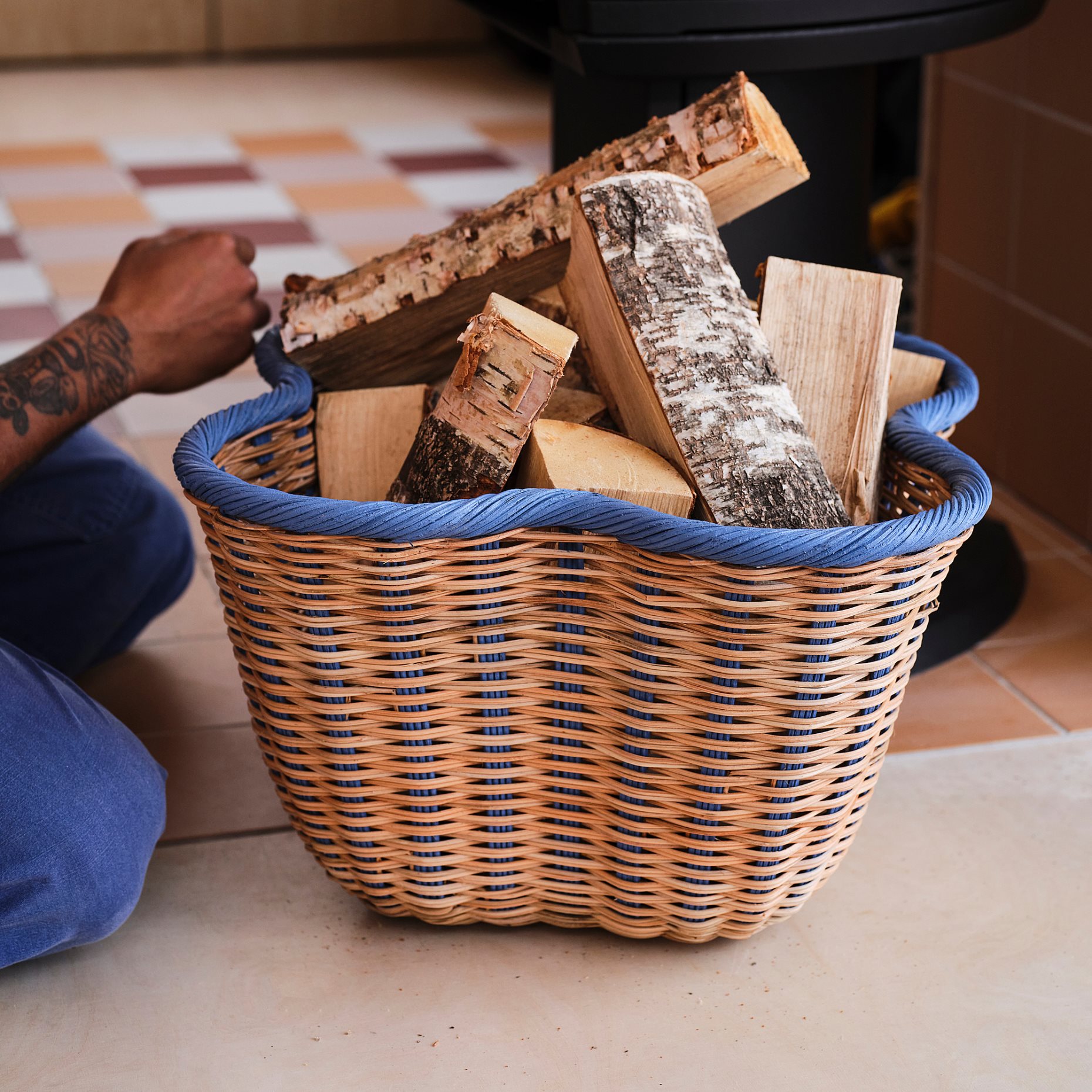 OMMJÄNGE, καλάθι, 40x40x26 cm, 505.946.35