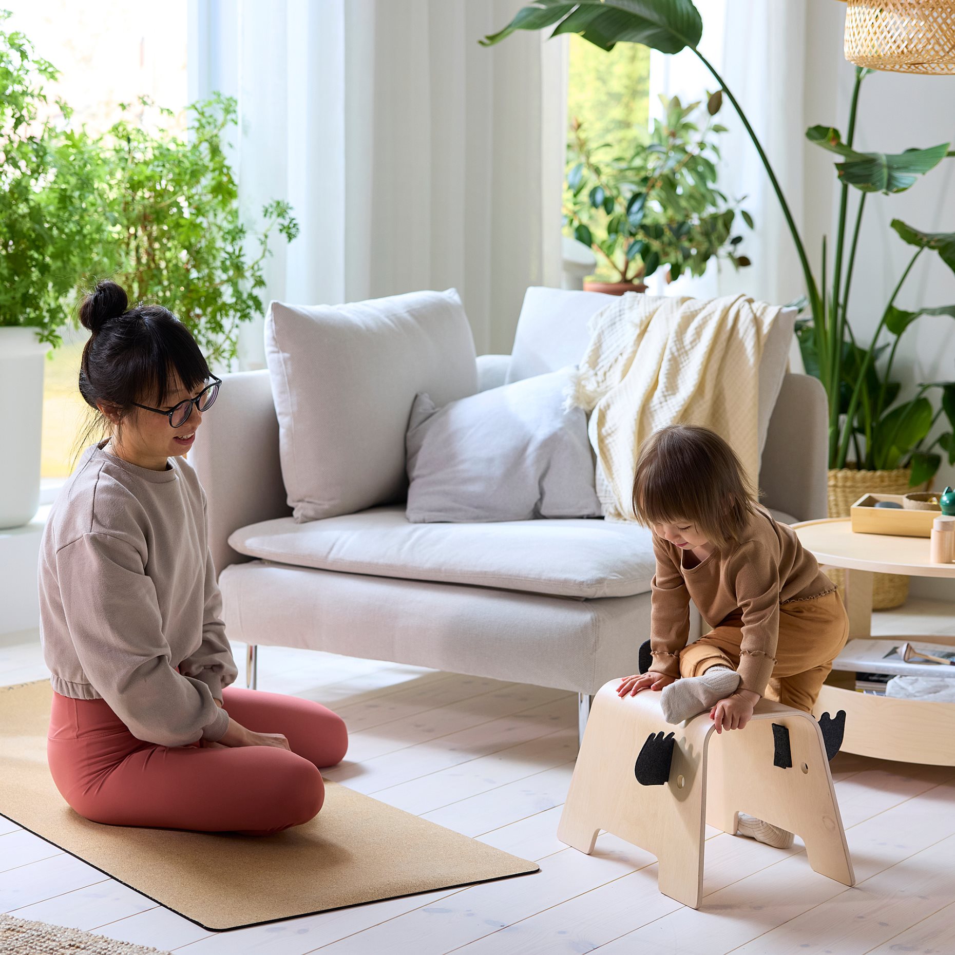 GREJSIMOJS, παιδικό σκαμπό σε σχήμα τάρανδου, 505.989.59