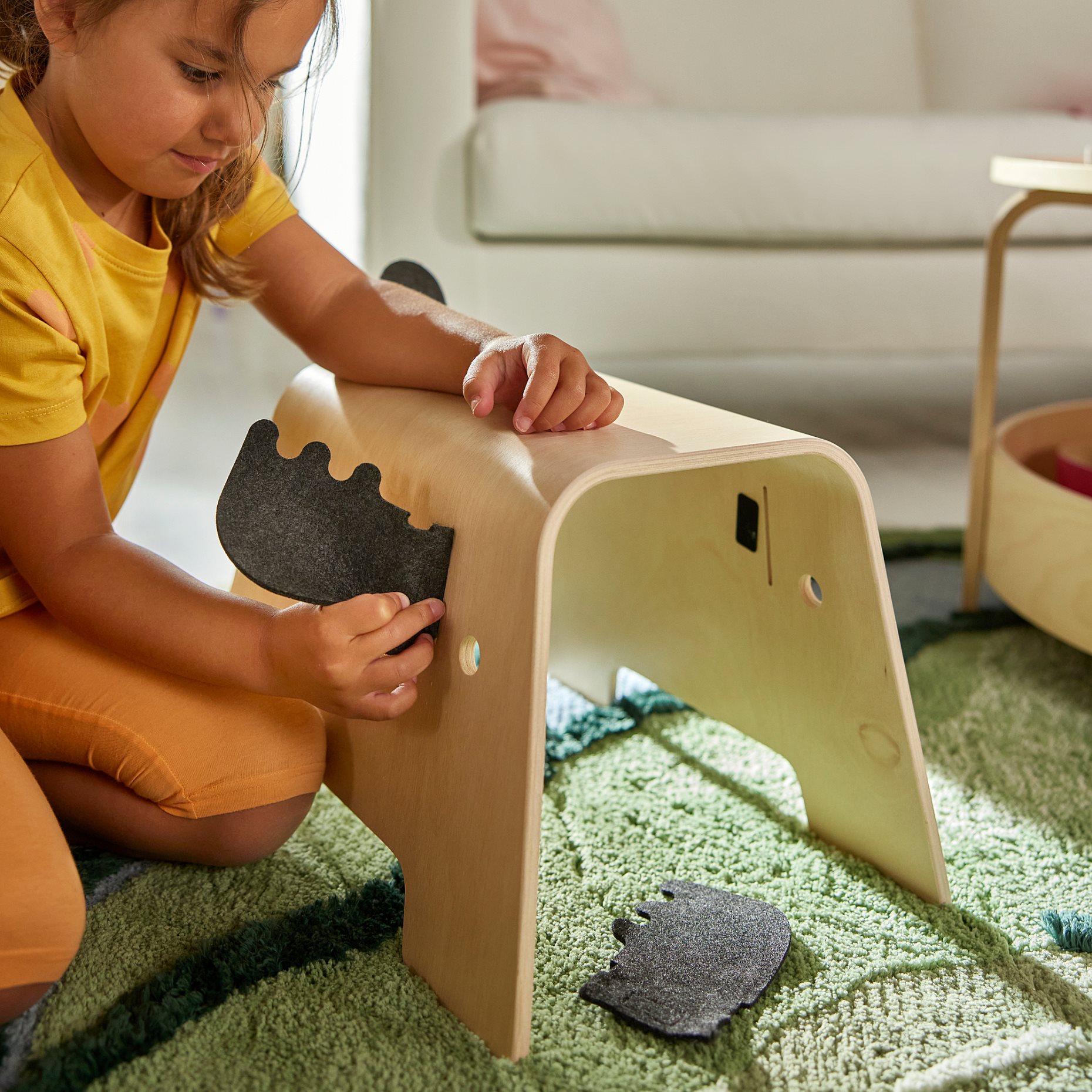 GREJSIMOJS, παιδικό σκαμπό σε σχήμα τάρανδου, 505.989.59