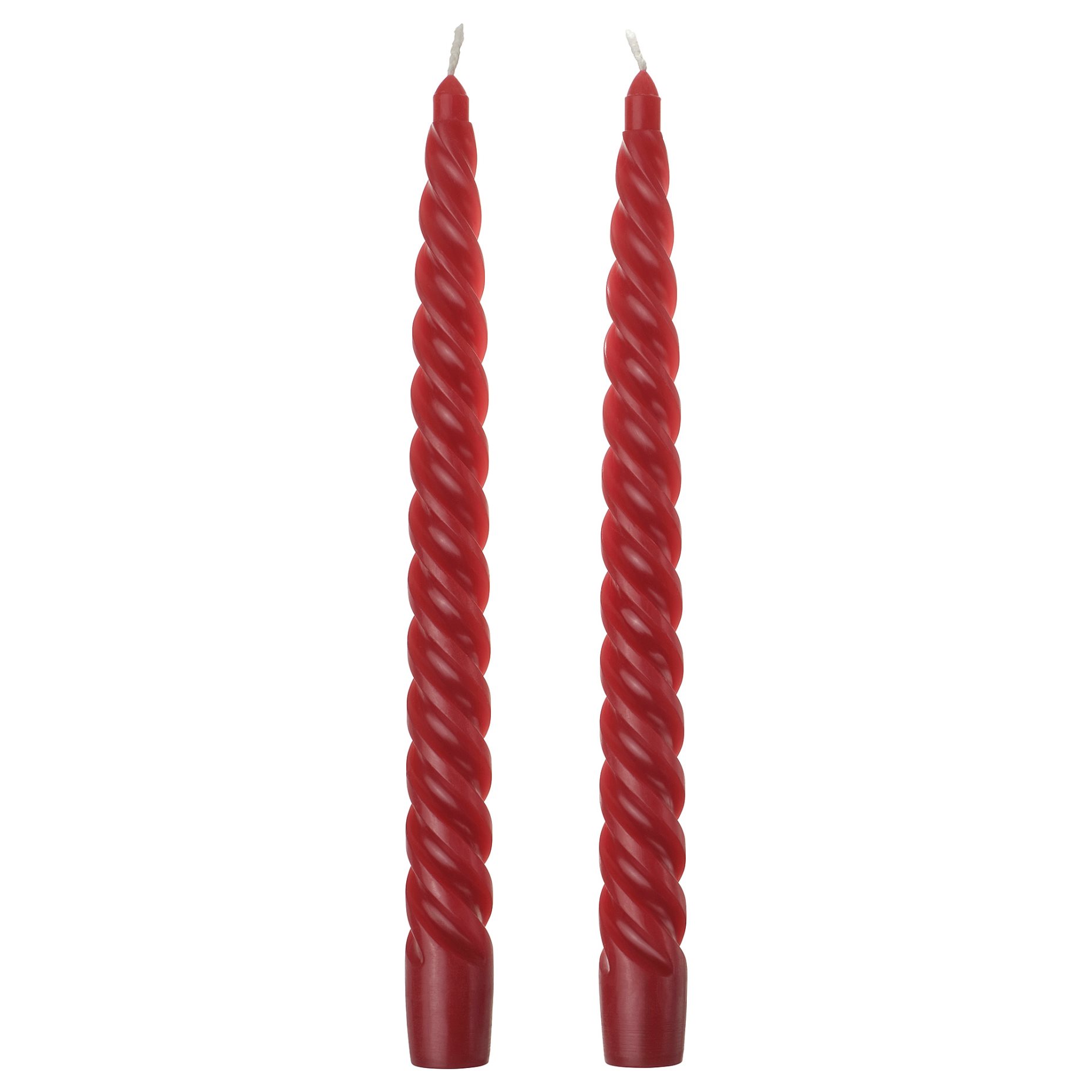 VINTERFINT, unscented taper candle/2 pack, 25 cm, 505.999.25