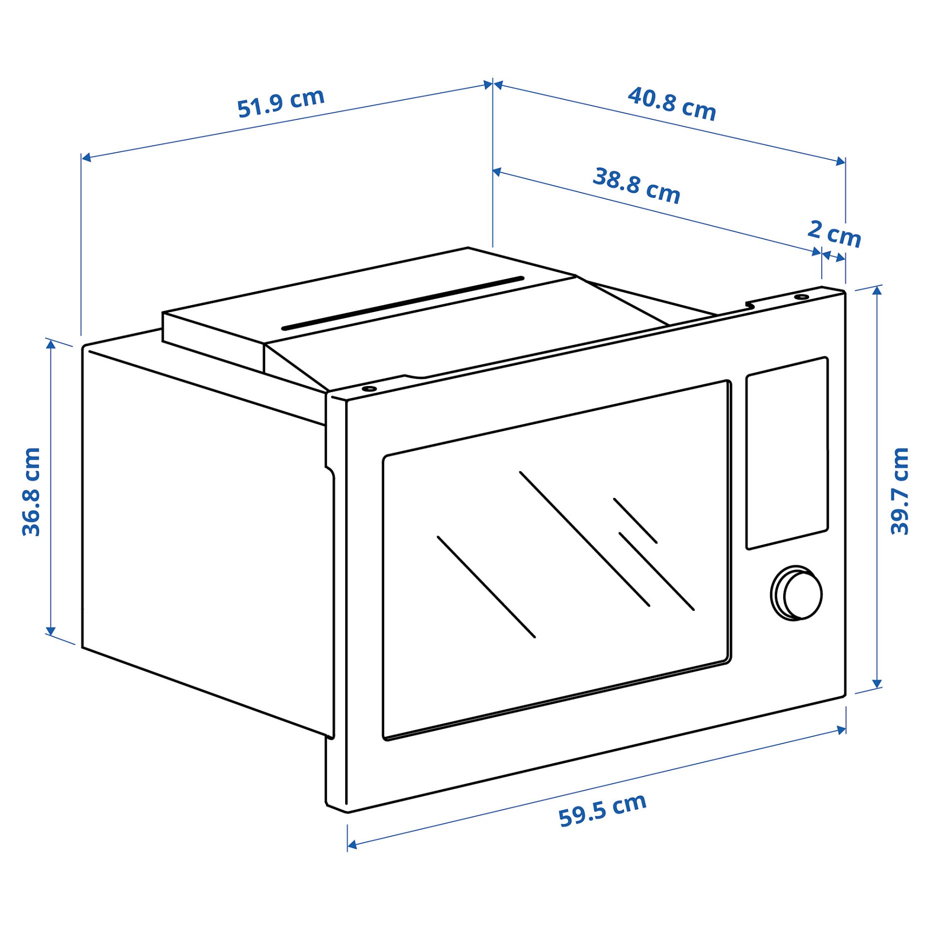 STENABY, built-in microwave/grill function, IKEA 500, 506.002.45