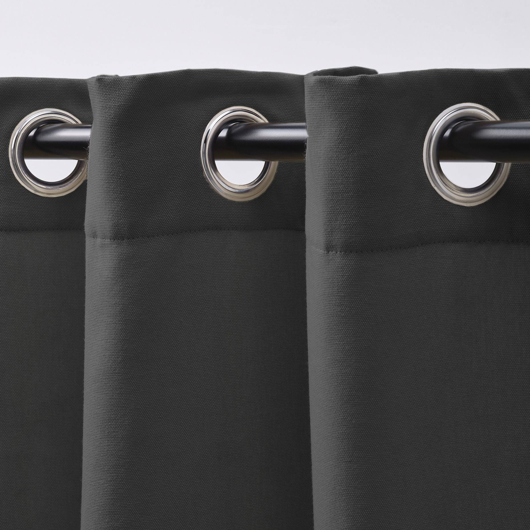 GINSTMOTT, curtains with eyelets/1 pair, 145x300 cm, 506.054.17