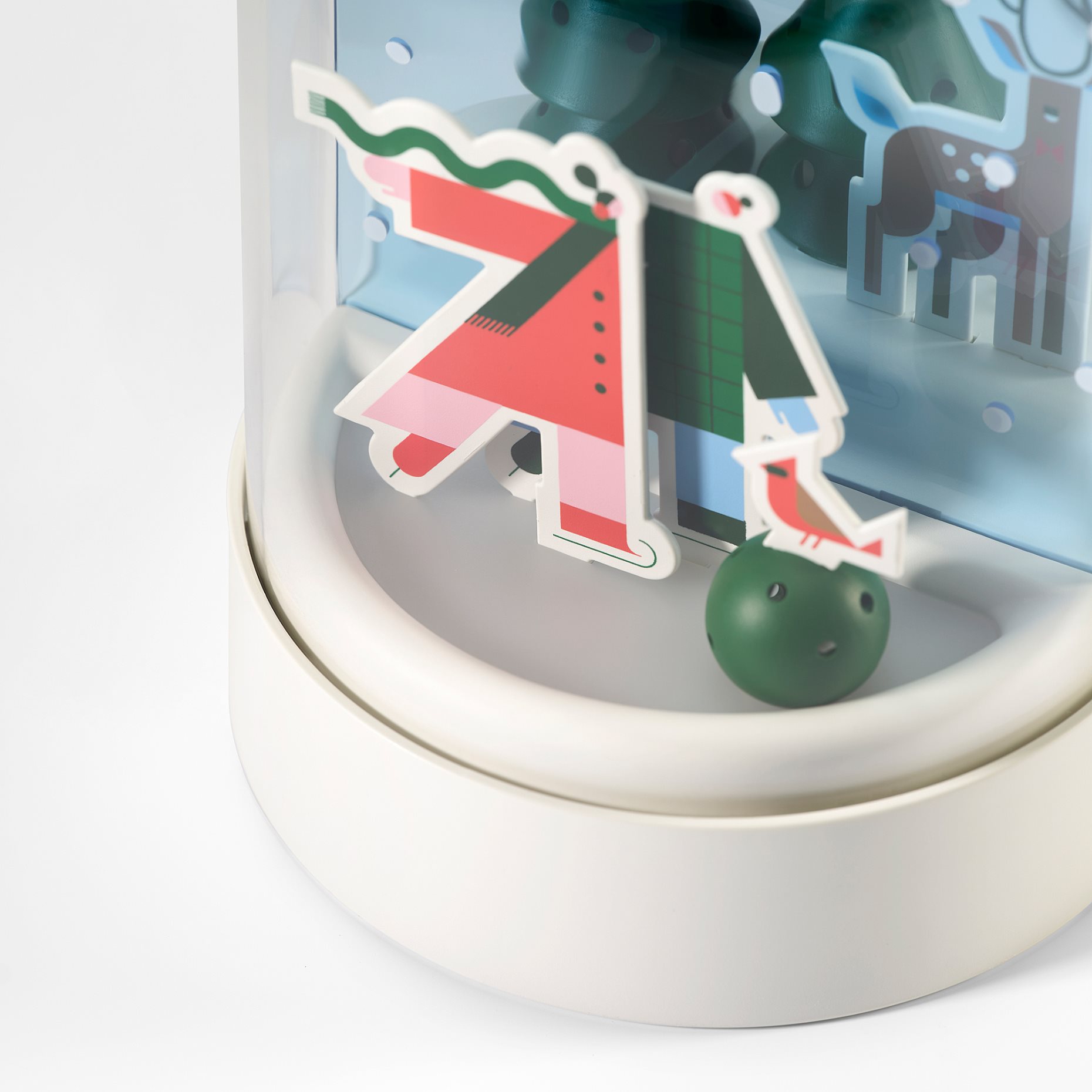 STRÅLA, decorative table lamp with built in LED light source, battery-operated, 506.066.43