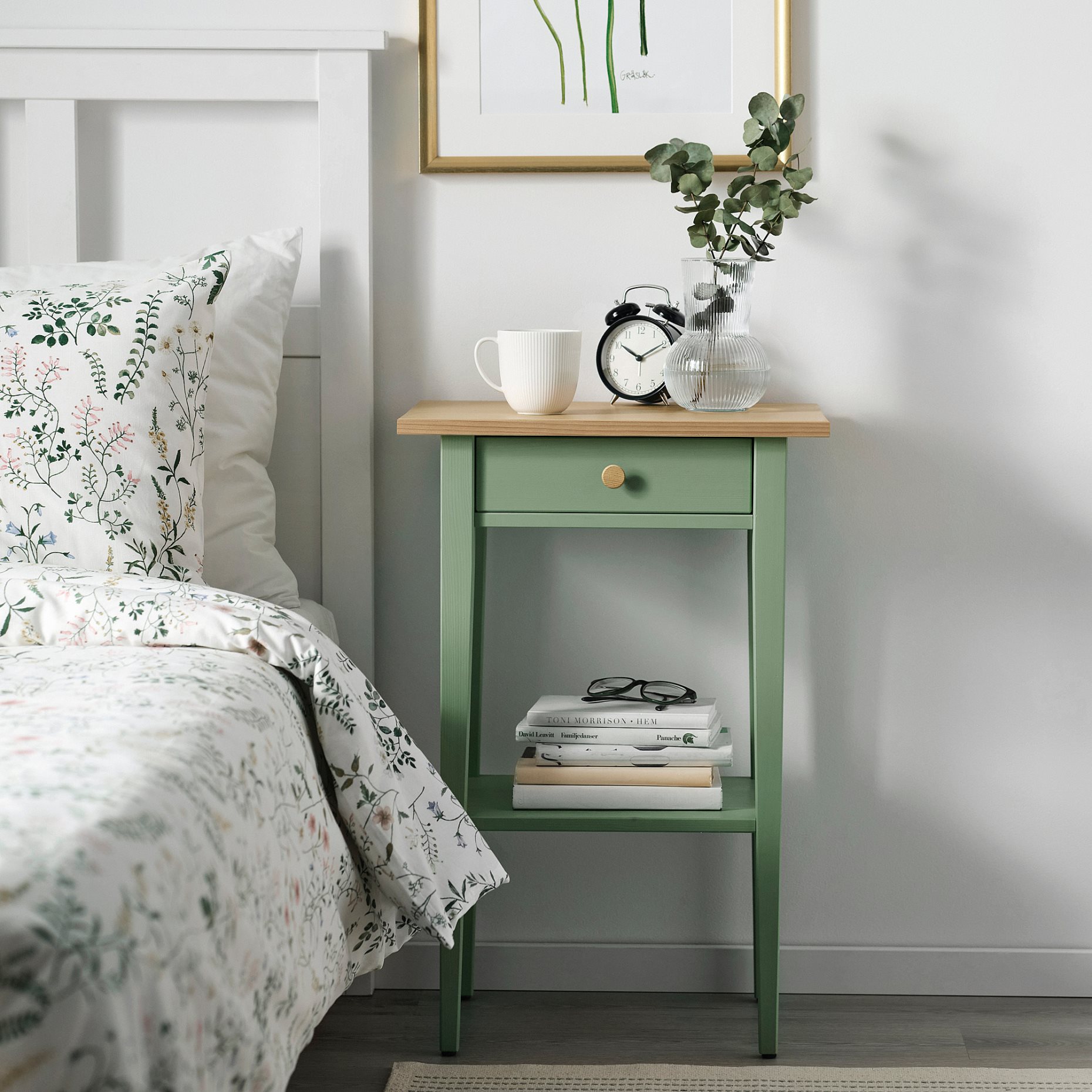 HEMNES, κομοδίνο, 46x35 cm, 506.107.39