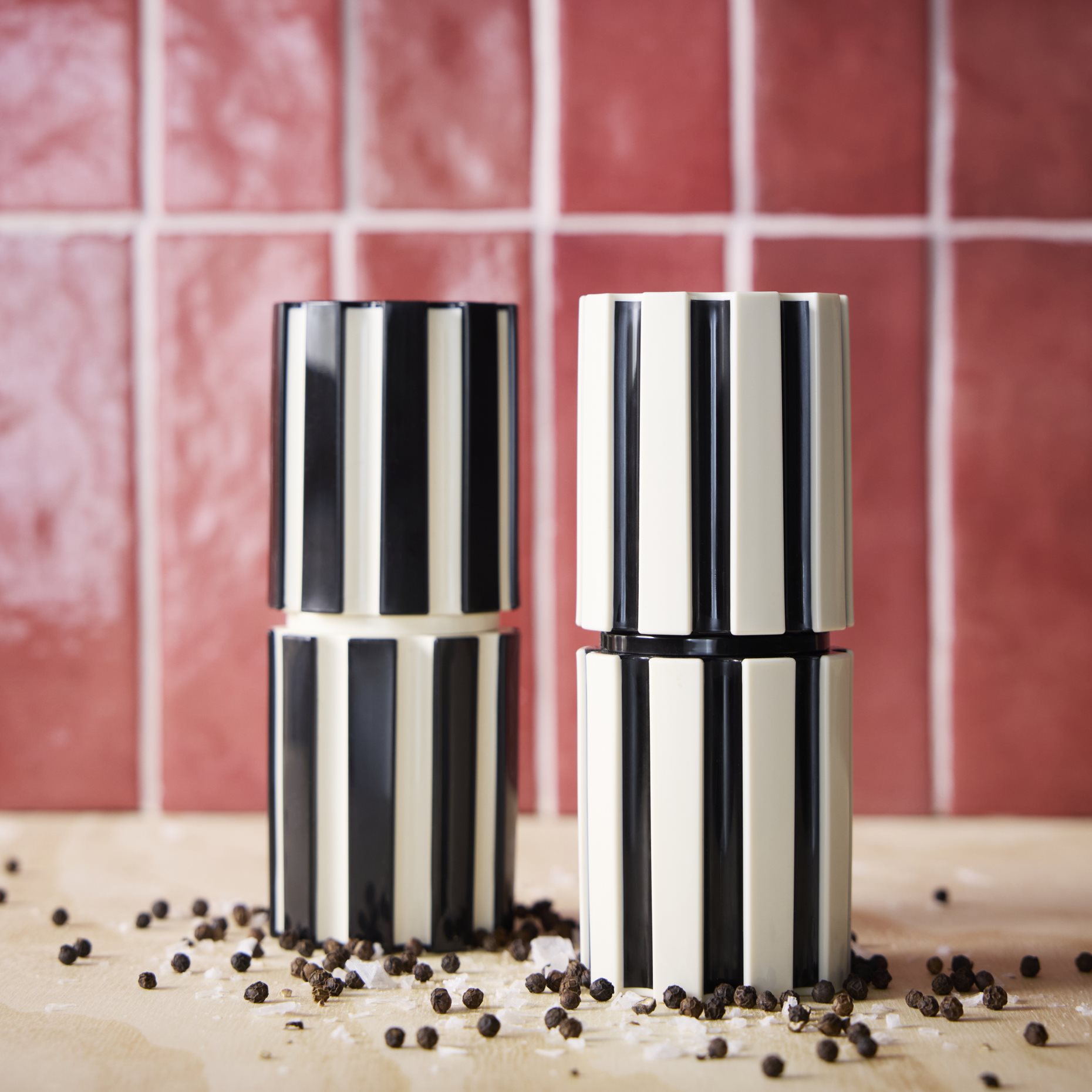 SPJUTLILJA, spice mill set of 2, 16 cm, 506.242.27