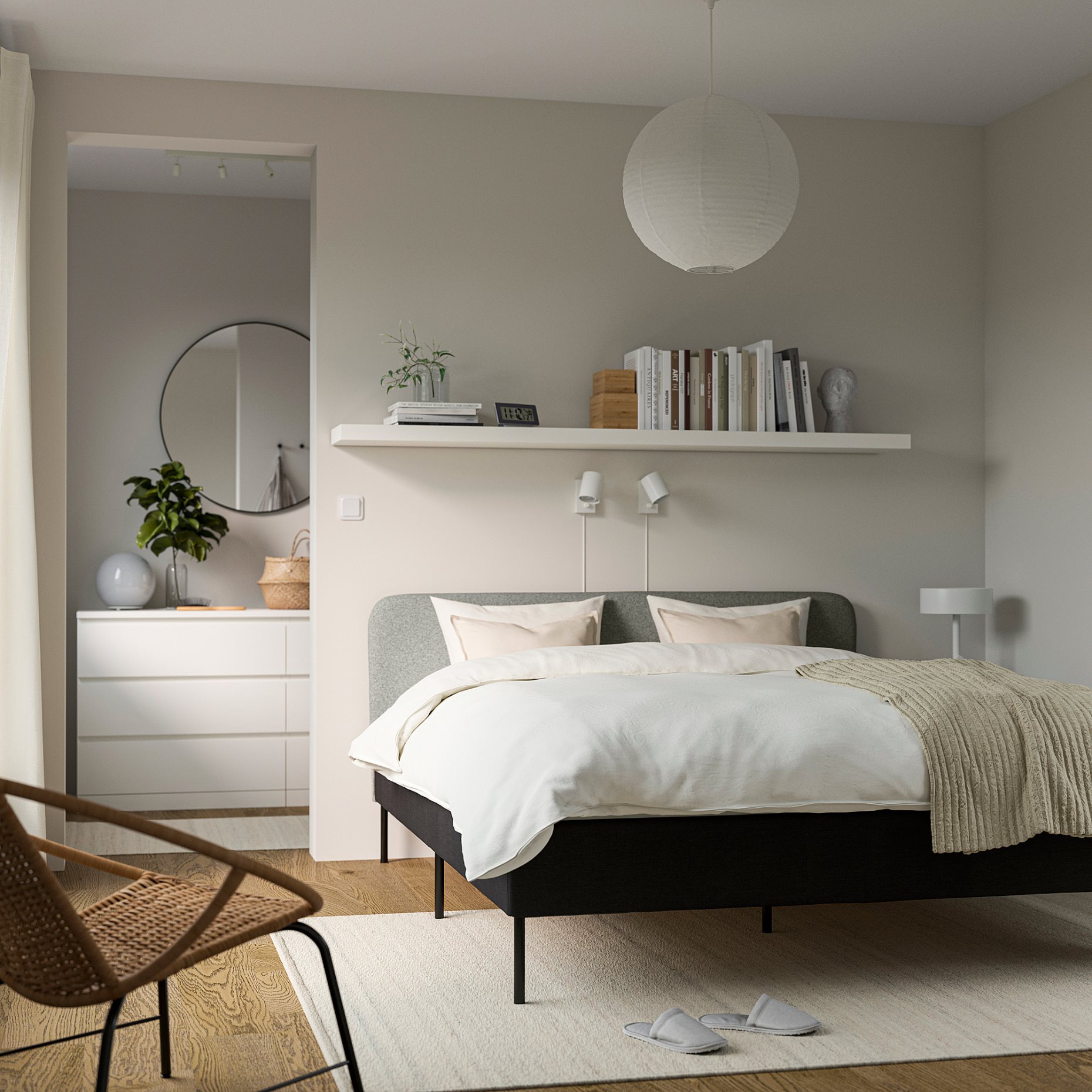 SLATTUM, κάλυμμα για κεφαλάρι, 140 cm, 506.244.54