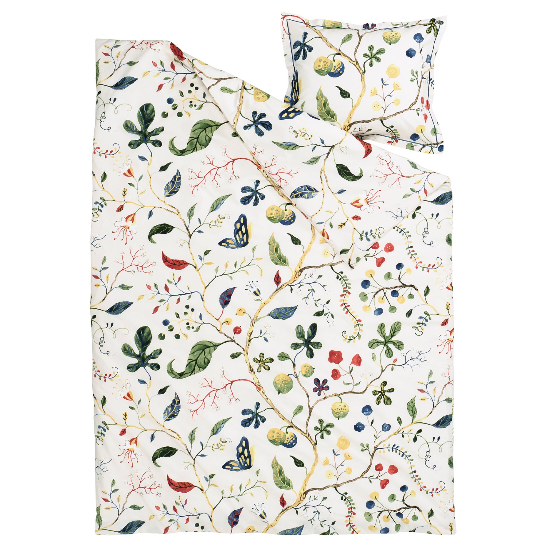 KRONBUSKE, duvet cover and pillowcase, 150x200/50x60 cm, 506.376.54