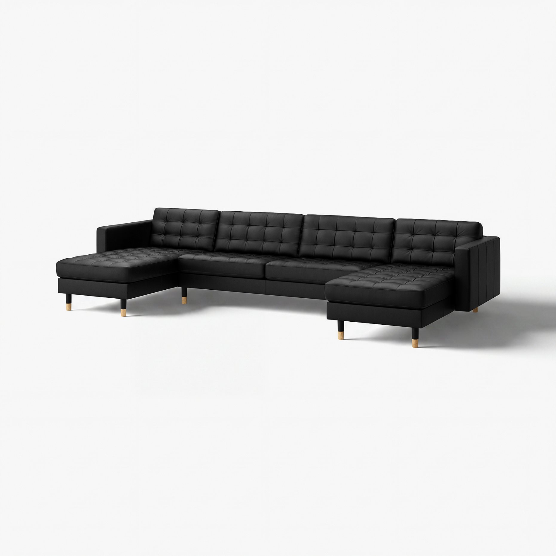 LANDSKRONA, 5-seat sofa with chaise longues, 590.462.04