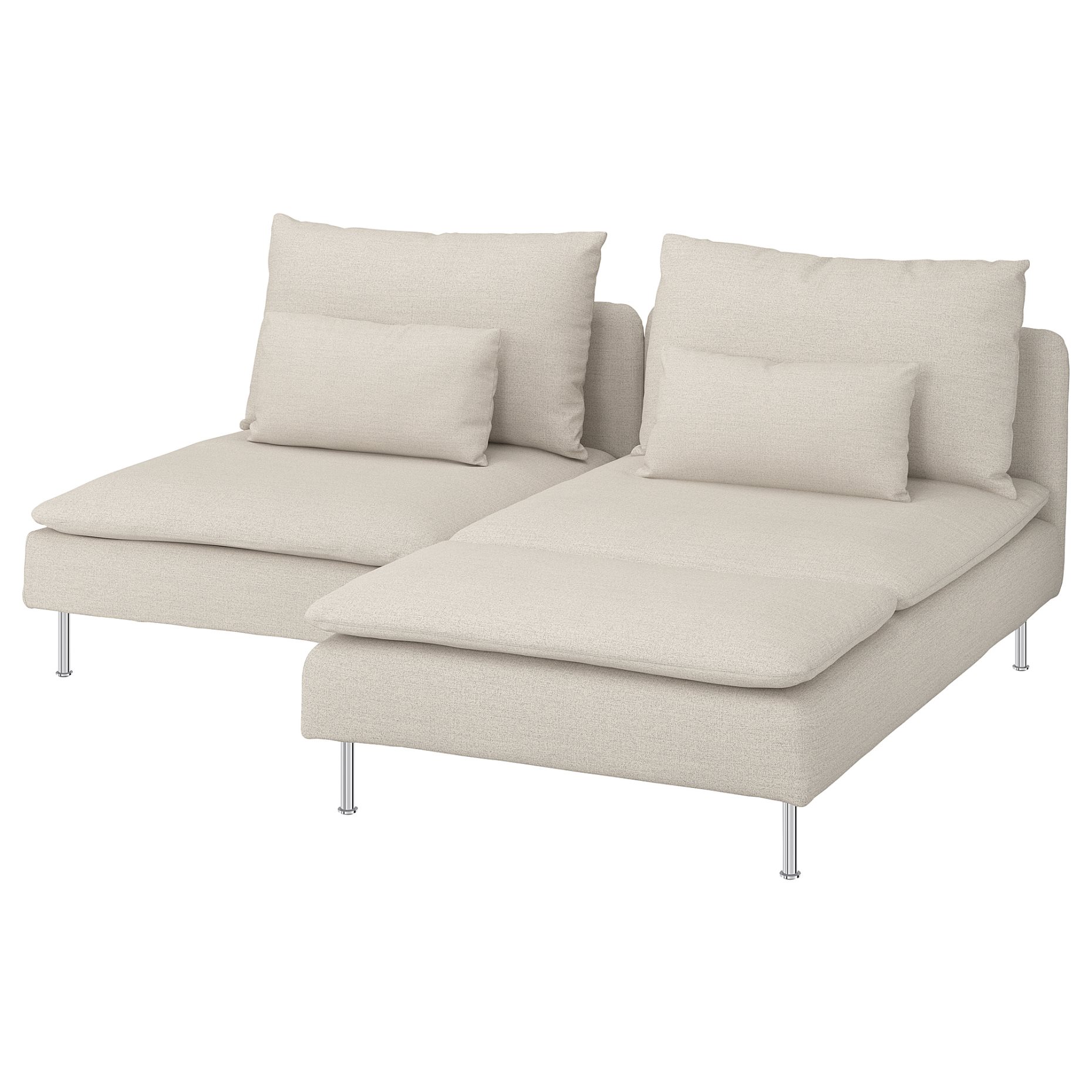 SÖDERHAMN, 2-seat sofa with chaise longue, 593.054.24