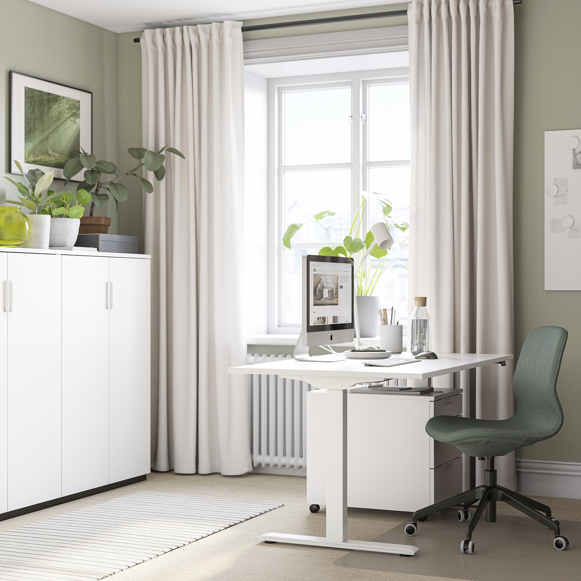 RODULF, electric desk sit/stand, 140x80 cm, 595.303.28