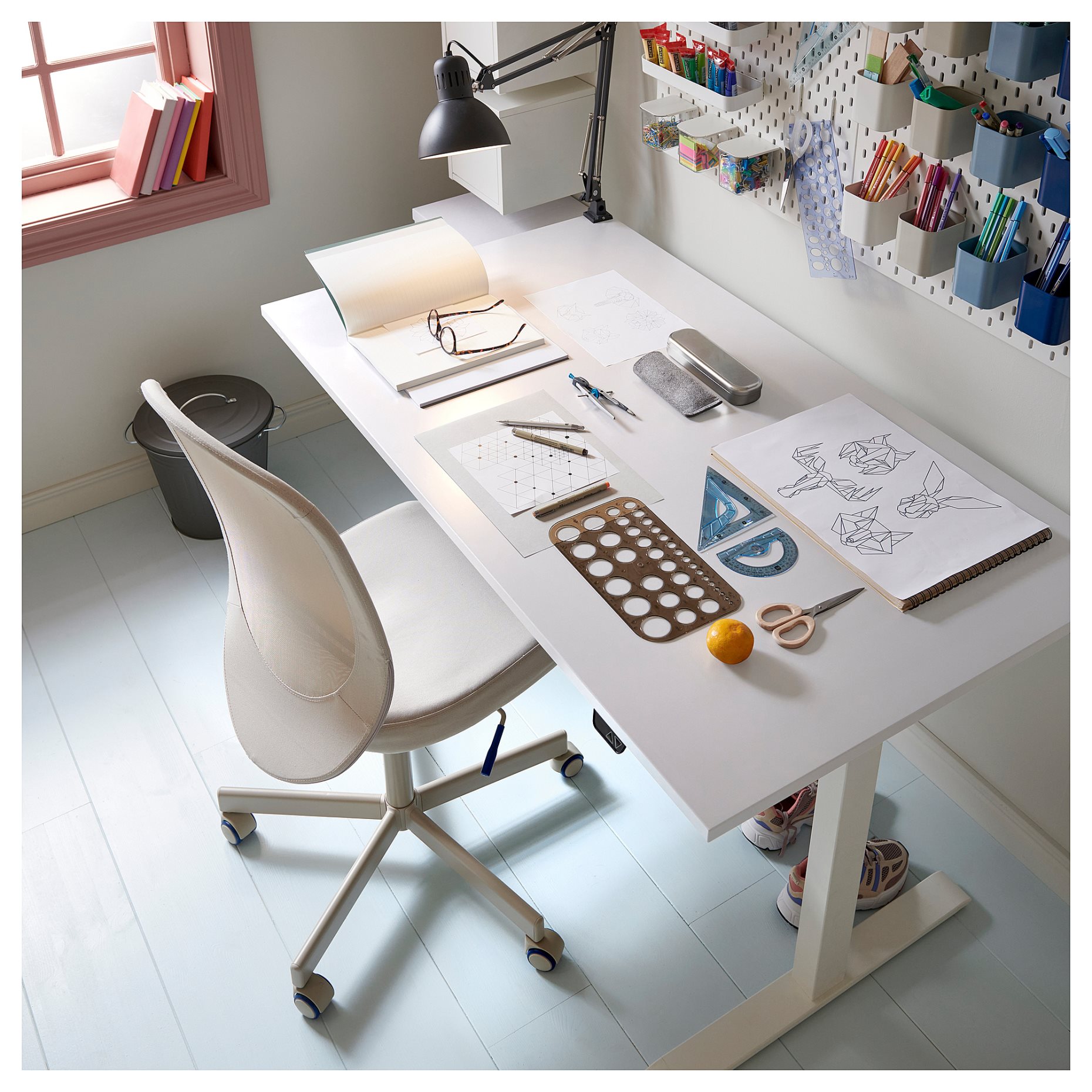 RODULF, electric desk sit/stand, 140x80 cm, 595.303.28