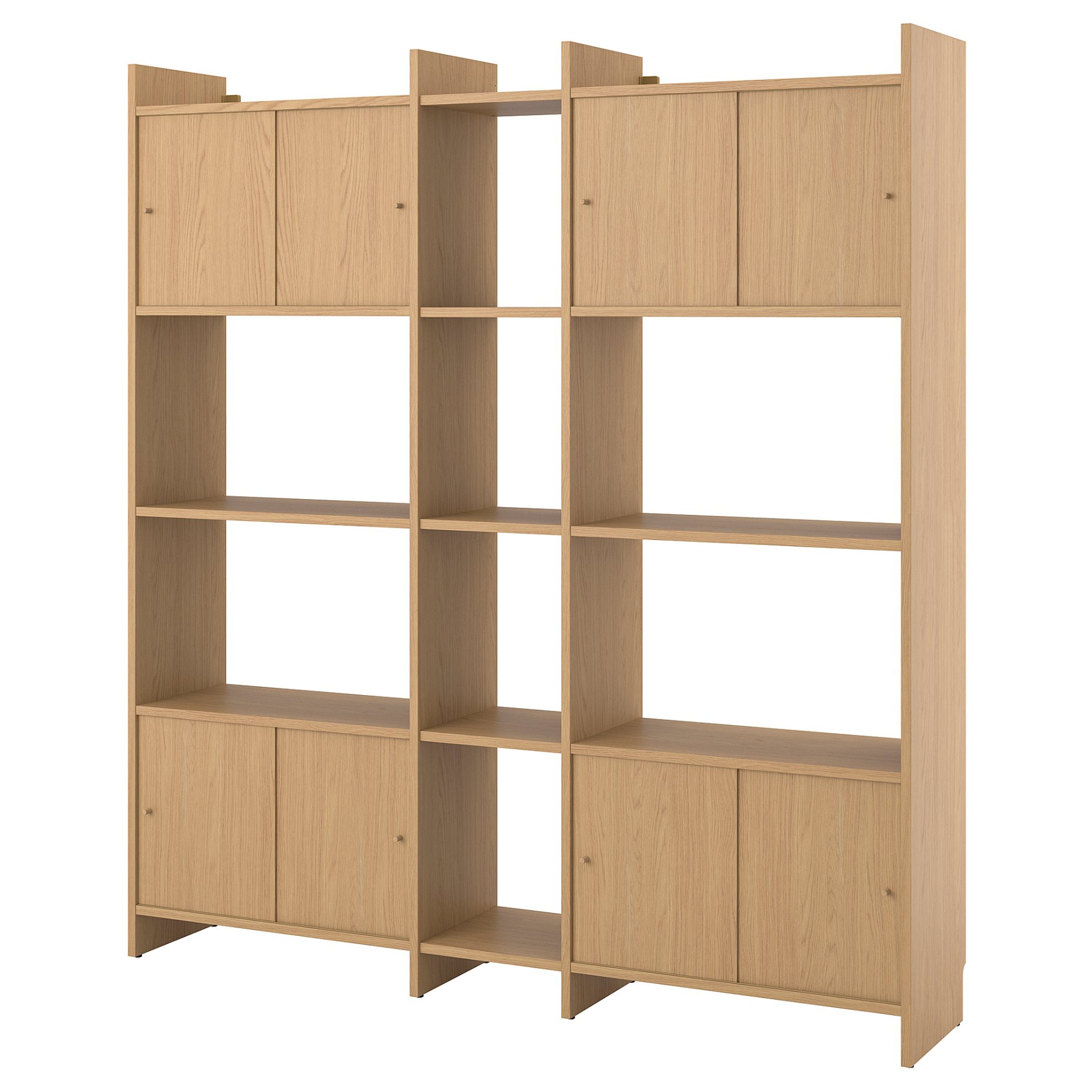 LÅDMAKARE, storage combination with sliding doors and 7 shelves, 198x35x212 cm, 595.666.71