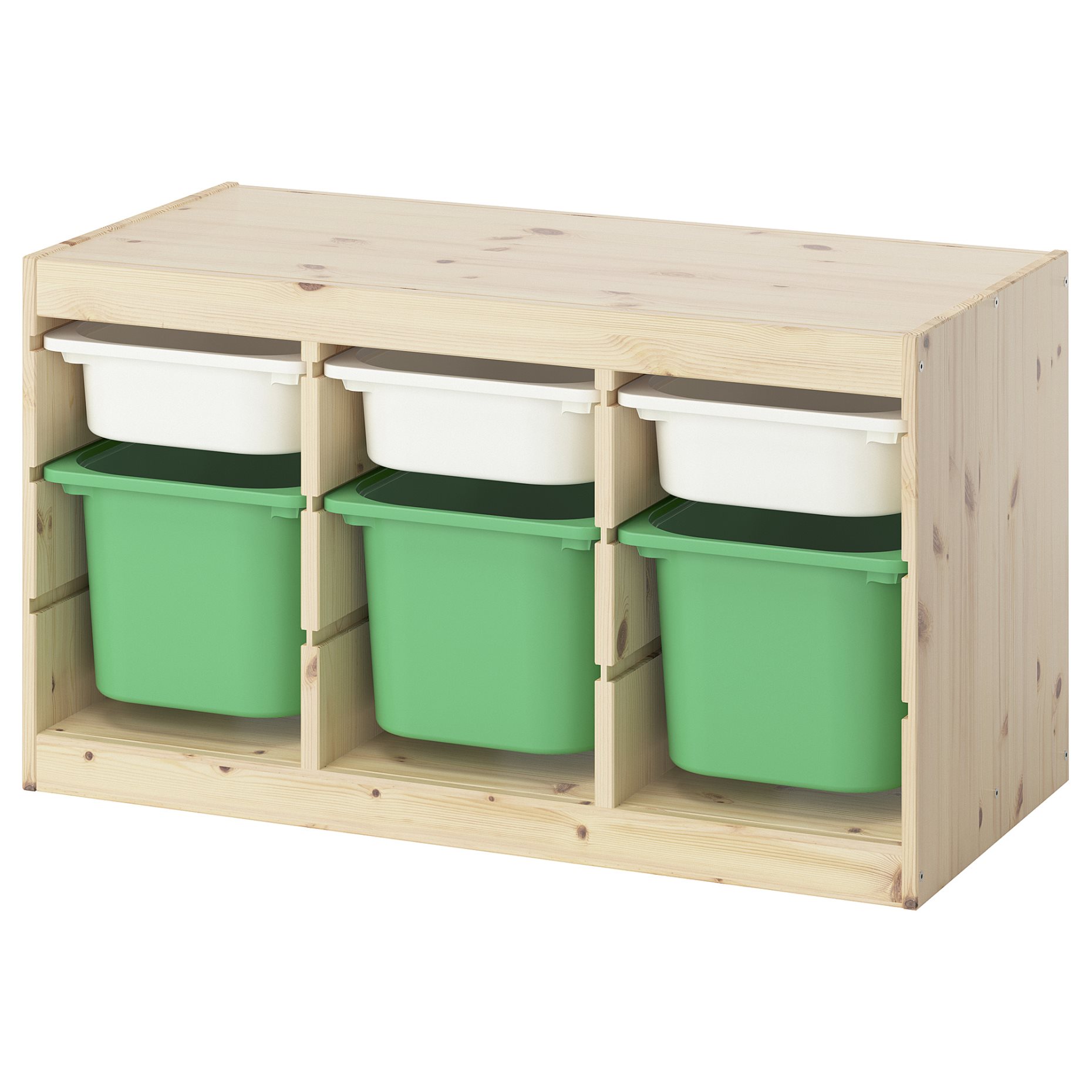 TROFAST, storage combination with boxes, 93x44x52 cm, 595.748.88