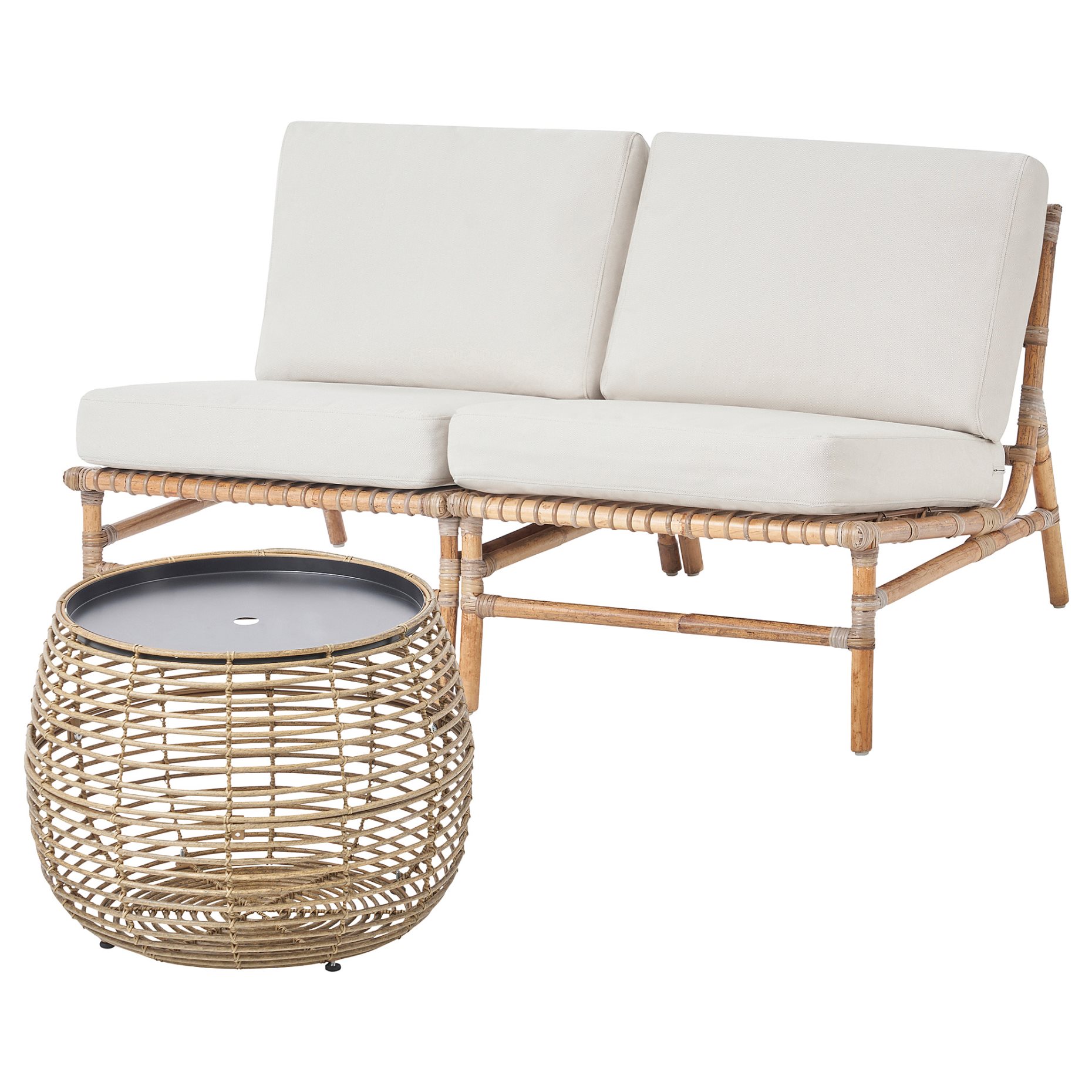 TVARÖ/FÅLSKÄR, 2-seat conversation set, outdoor, 595.856.98