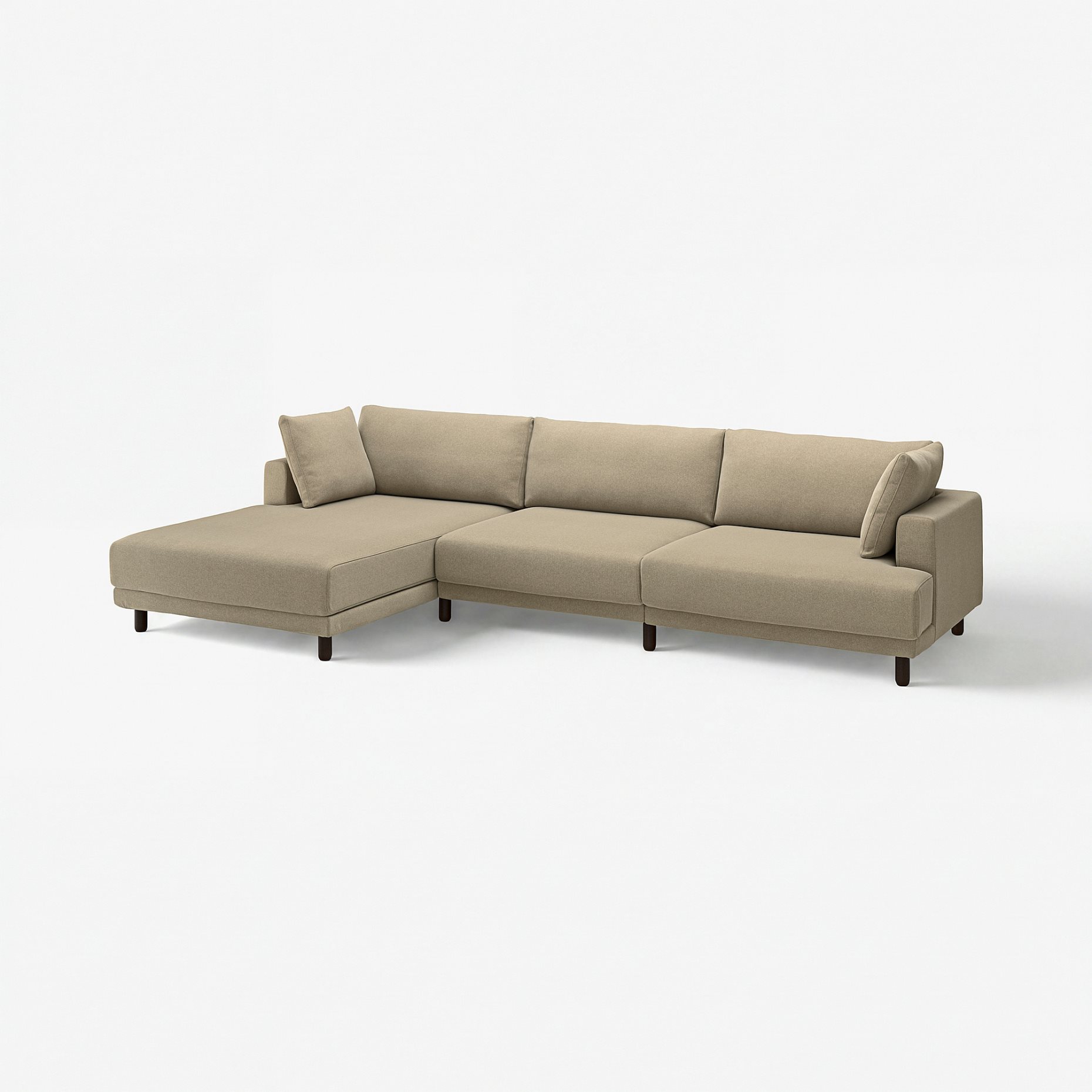 UPPÅKRA, 4,5-seat modular sofa with chaise longue, left, 596.140.83