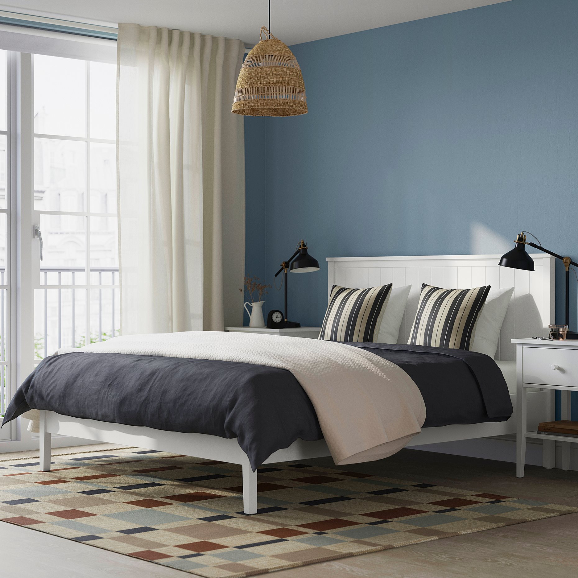 GULLABERG, σκελετός κρεβατιού, 160x200 cm, 596.145.49