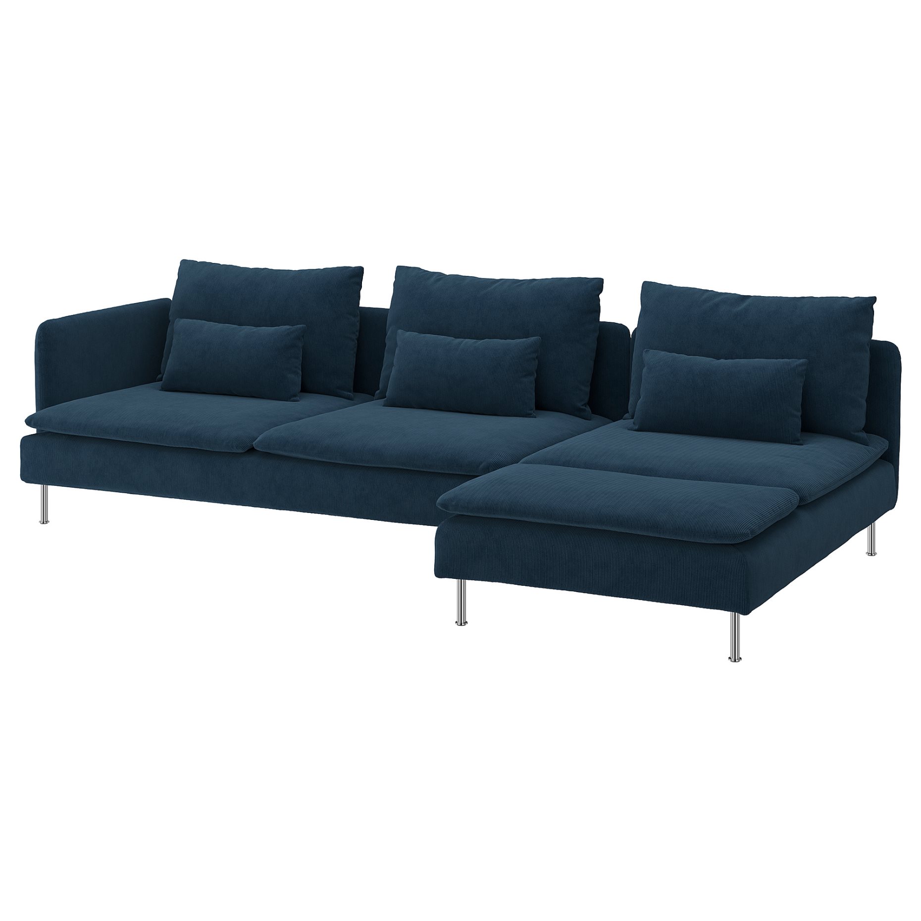 SÖDERHAMN, 4-seat sofa with chaise longue and open end, 596.216.77