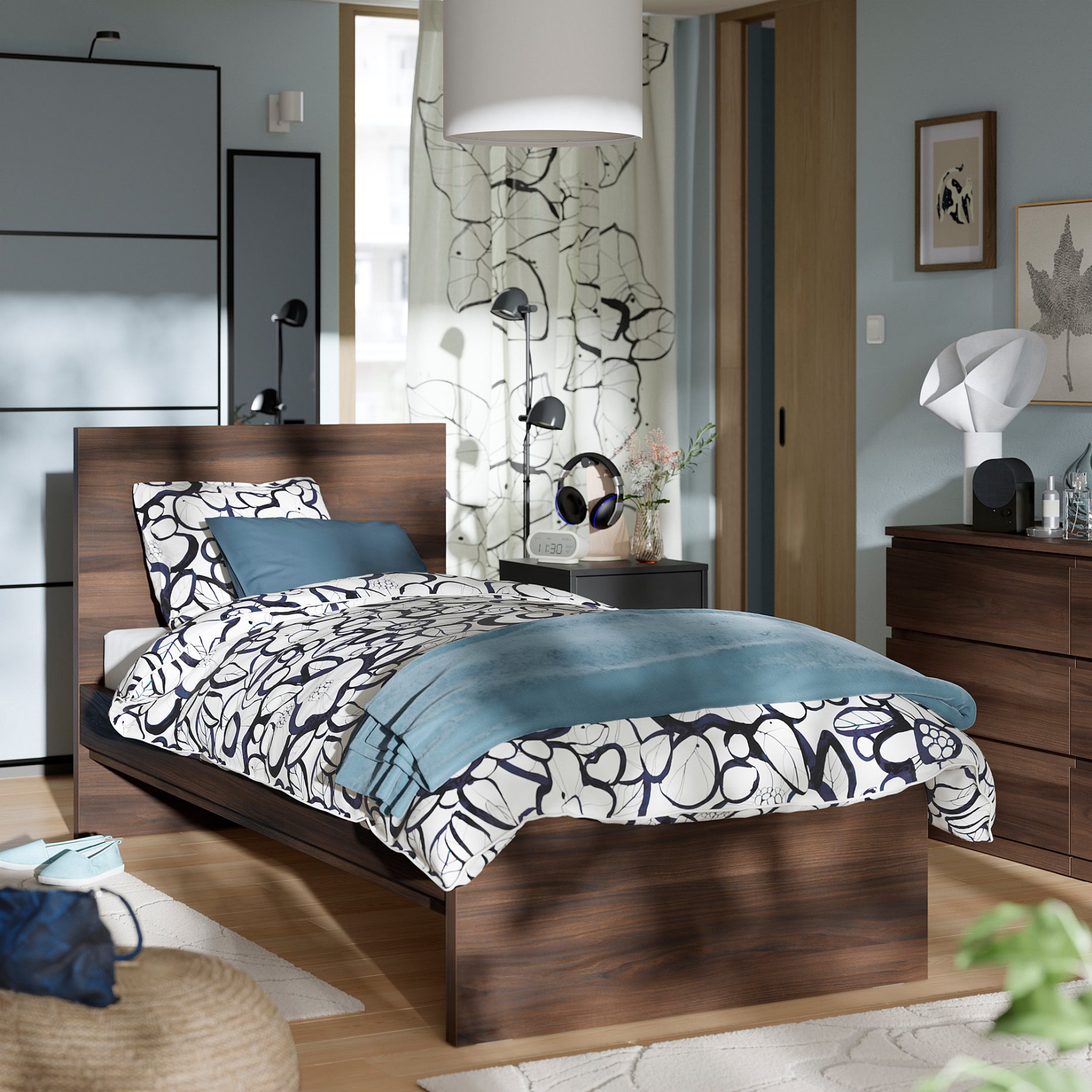 STORKLINTA, bed frame, 90x200 cm, 596.288.67