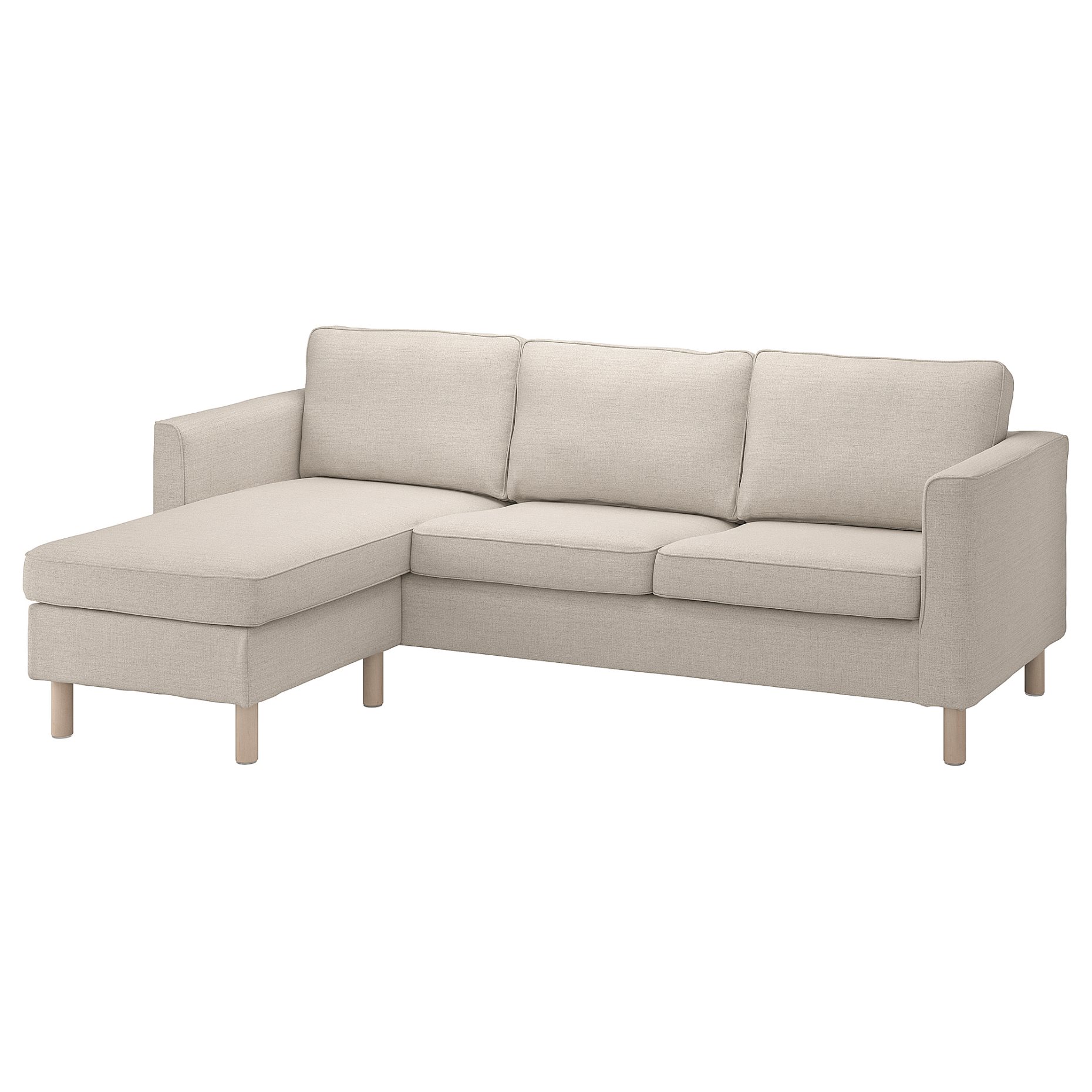 PÄRUP, cover for 3-seat sofa with chaise longue, 604.939.90