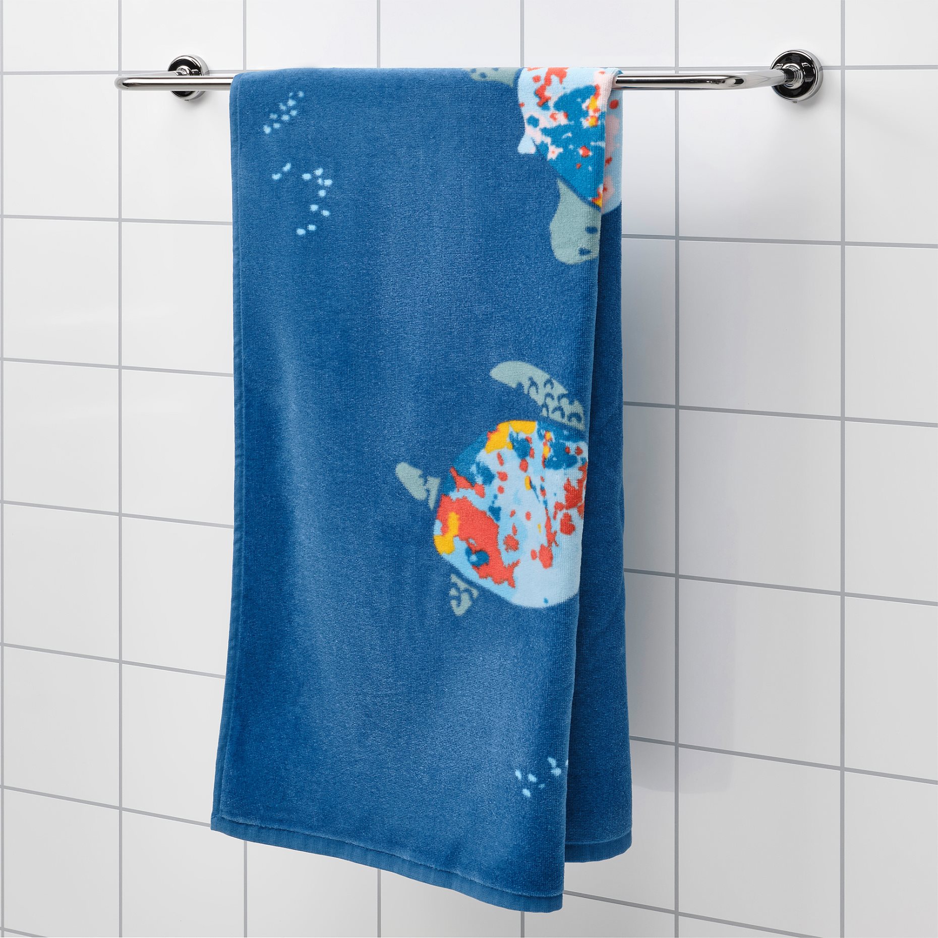 BLÅVINGAD, πετσέτα μπάνιου/μοτίβο χελώνας, 70x140 cm, 605.340.66