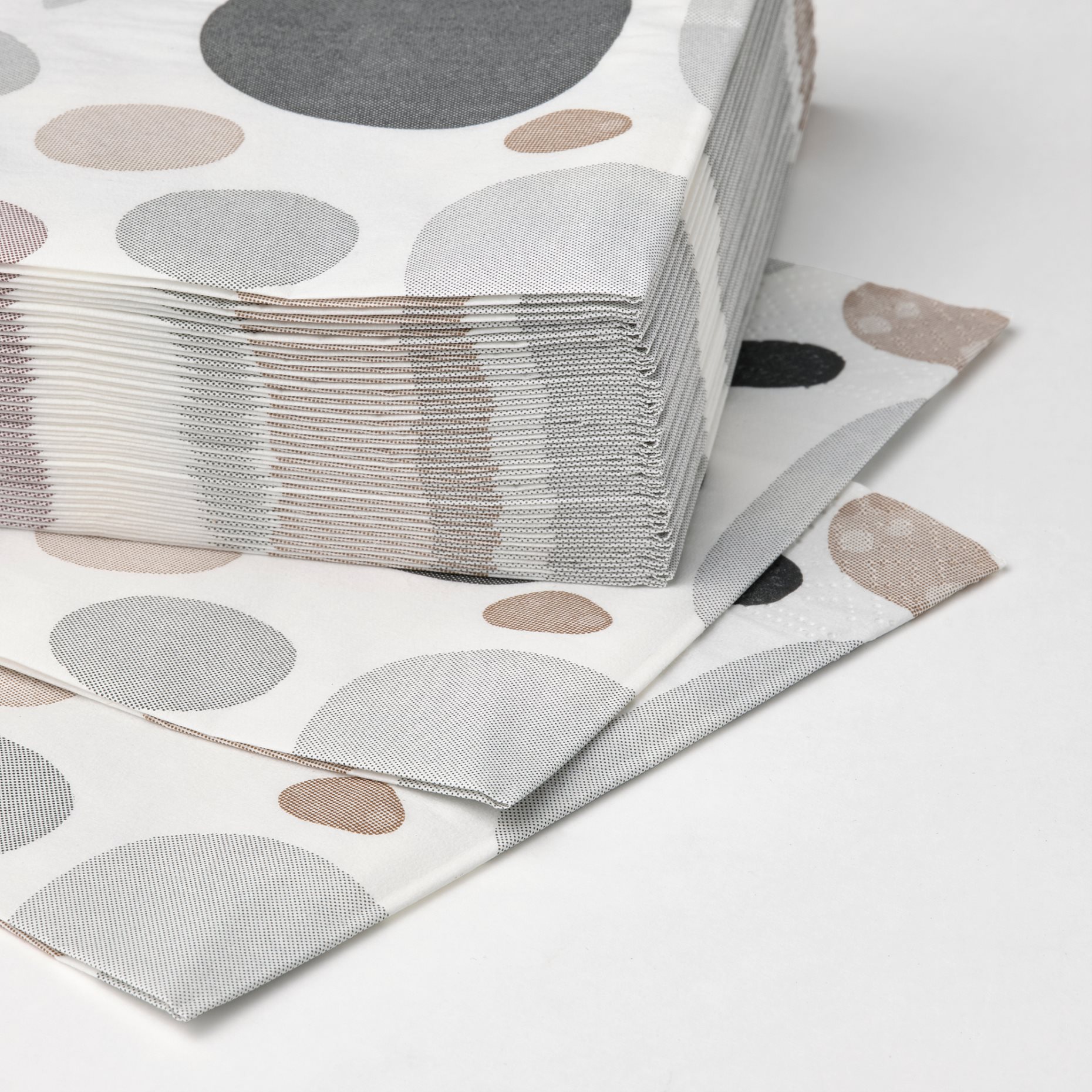 SOMMARFLOX, paper napkin patterned stones 24x24 cm/30 pack, 80g, 605.449.61