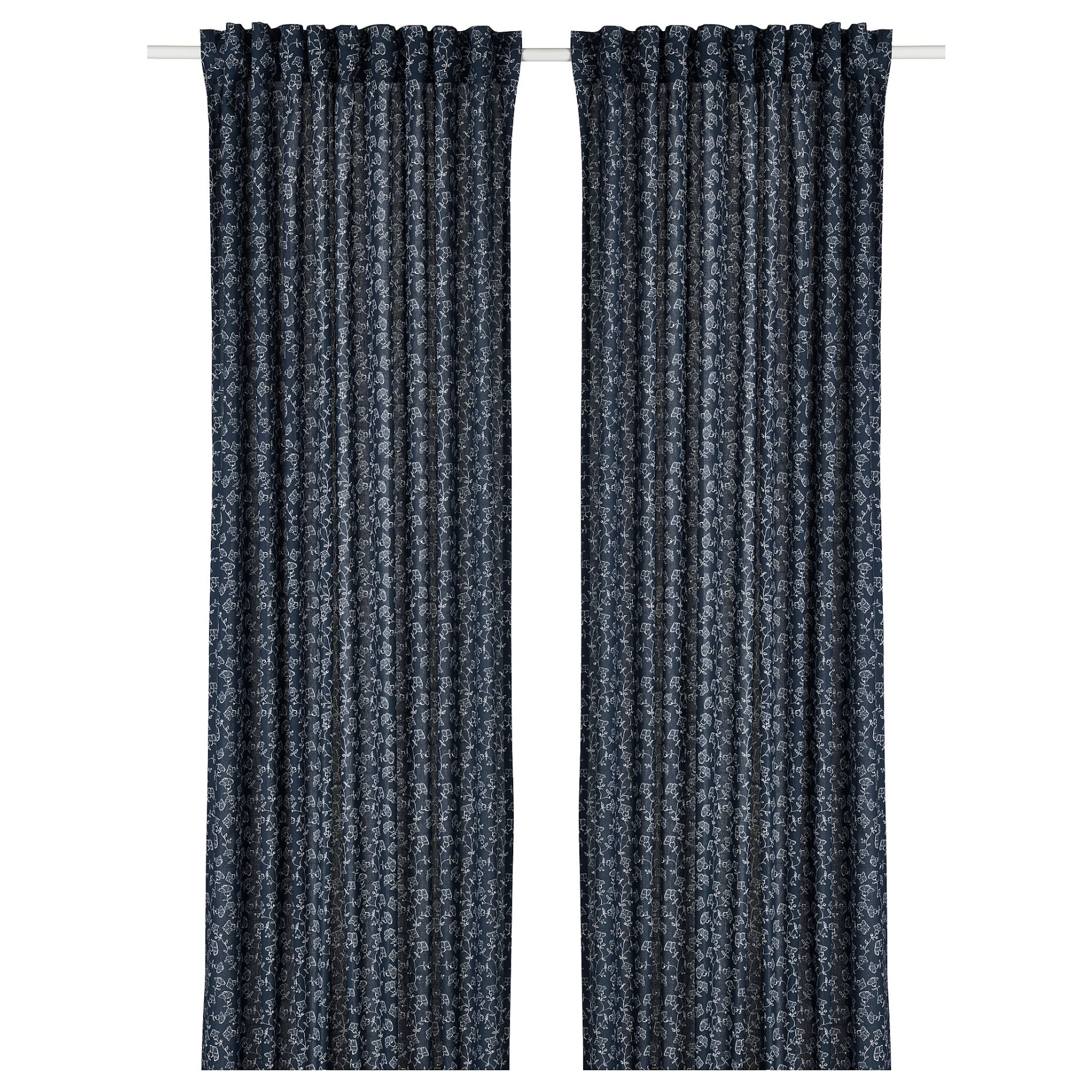 TRYSTÄVMAL, curtains 1 pair, 145x300 cm, 605.565.05
