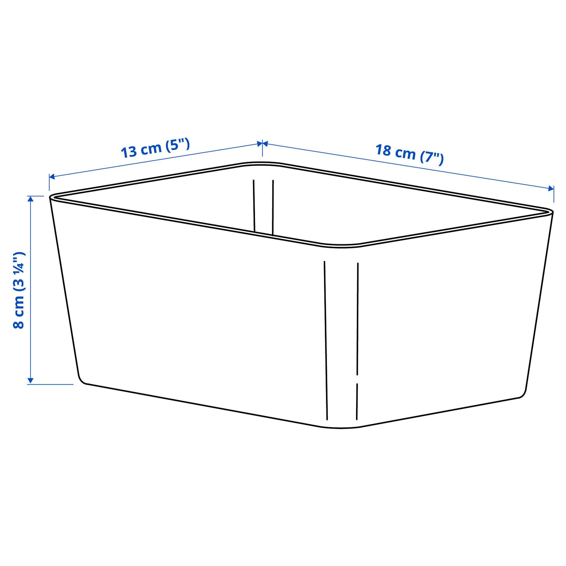 KUGGIS, κουτί, 13x18x8 cm, 605.685.08