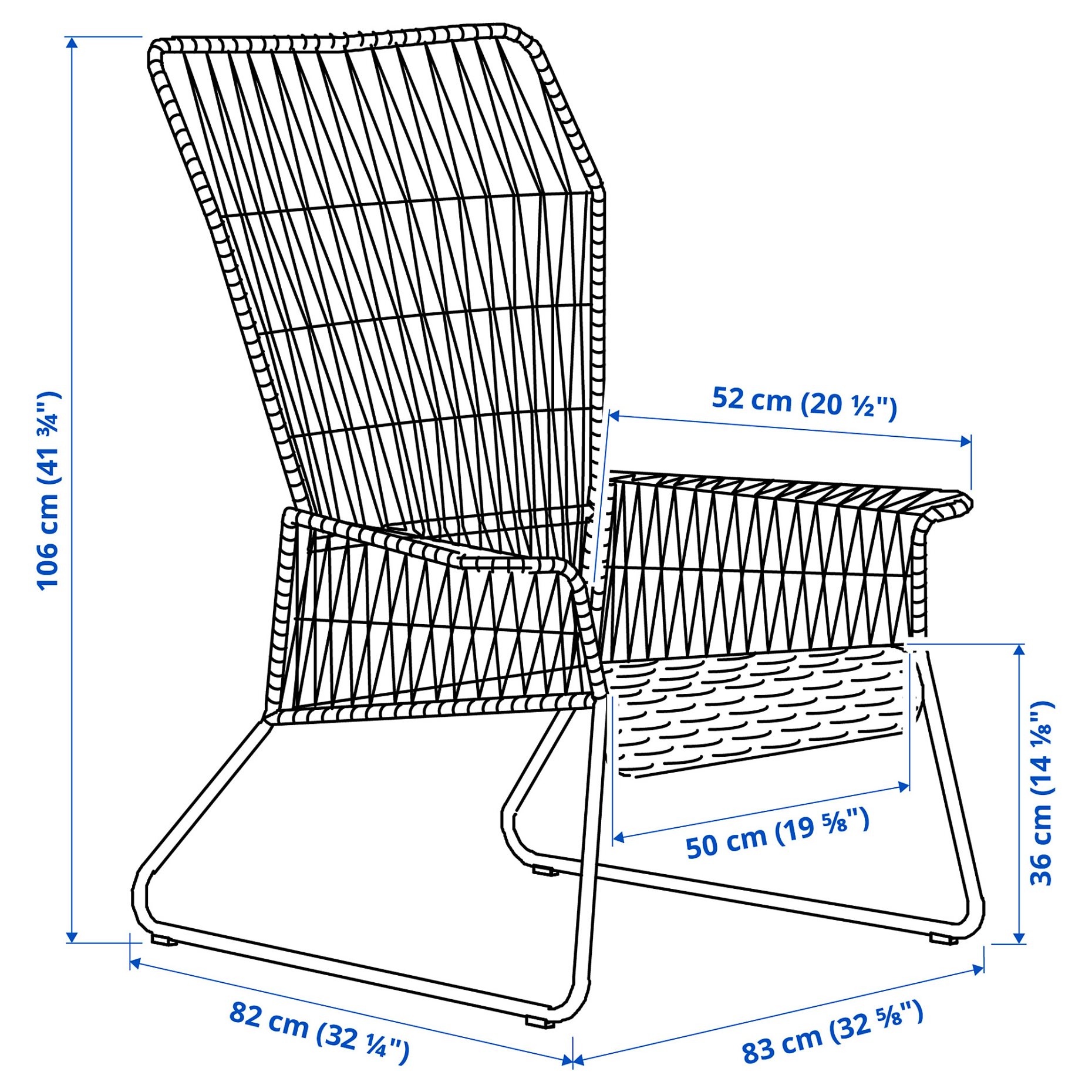 TALLSKÄR, armchair, outdoor, 605.751.46