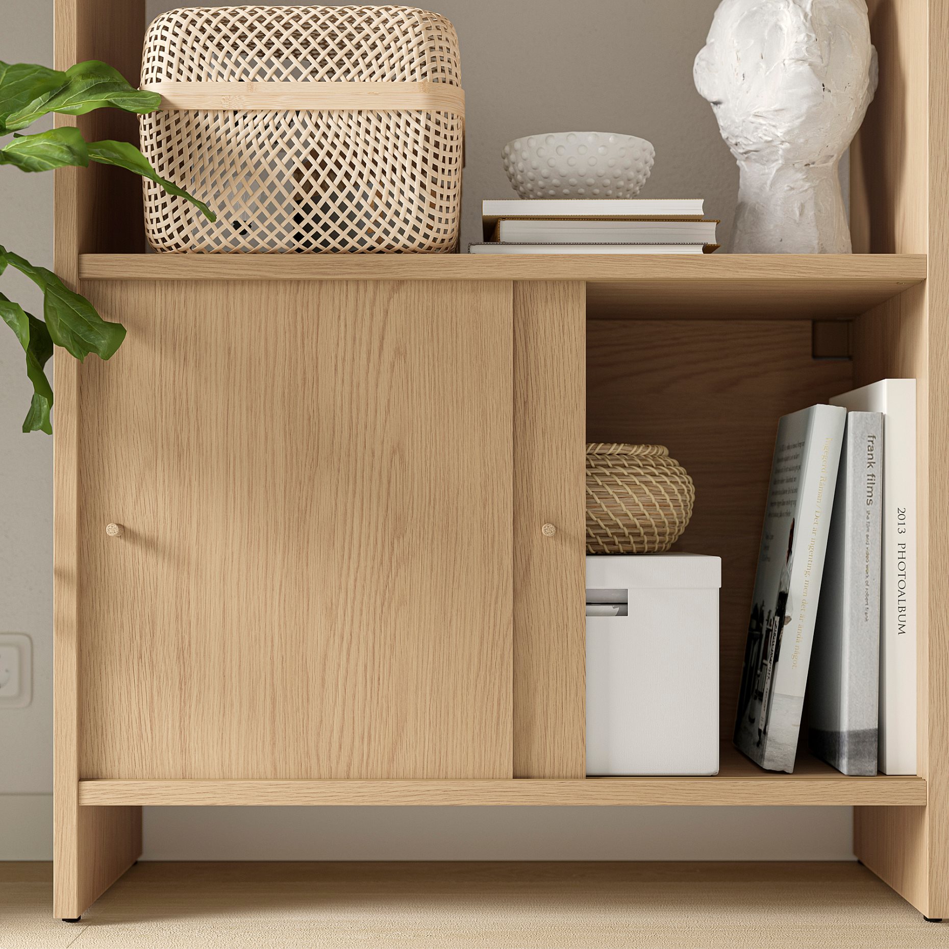 LÅDMAKARE, cabinet with sliding doors, 605.847.25