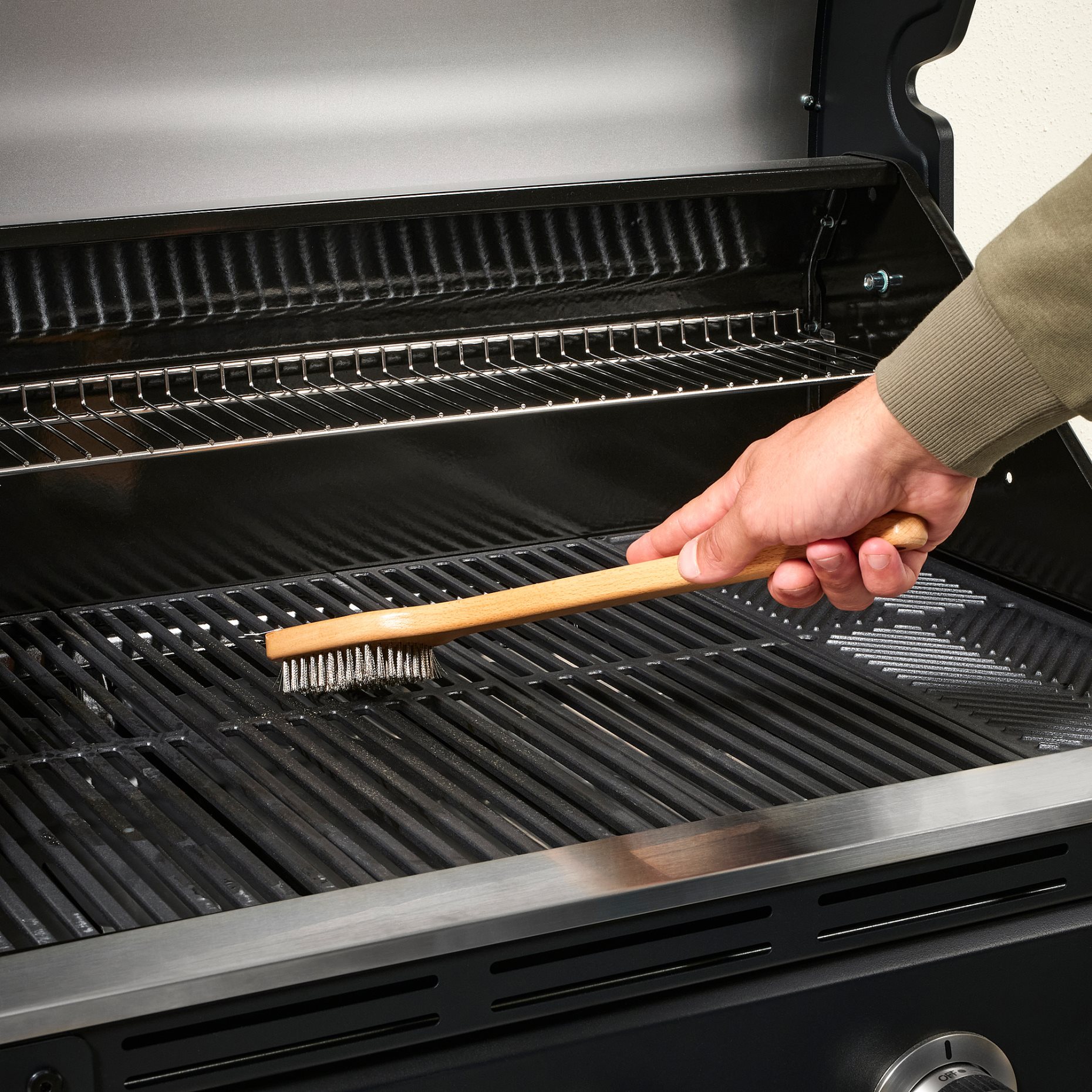 GRILLTIDER, βούρτσα καθαρισμού για σχάρα, 42 cm, 605.908.54