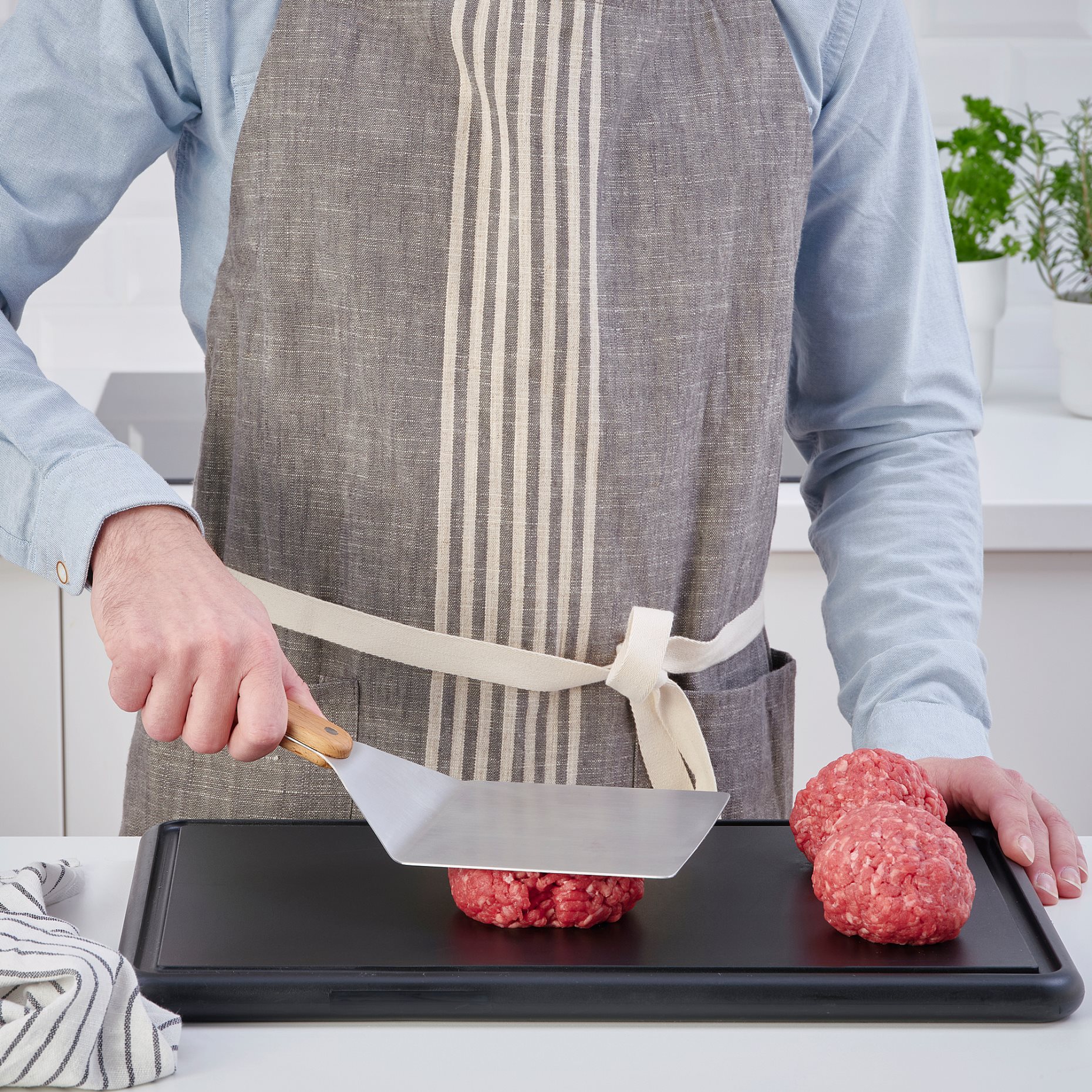 GRILLTIDER, σπάτουλα για μπιφτέκι, 30 cm, 605.908.68