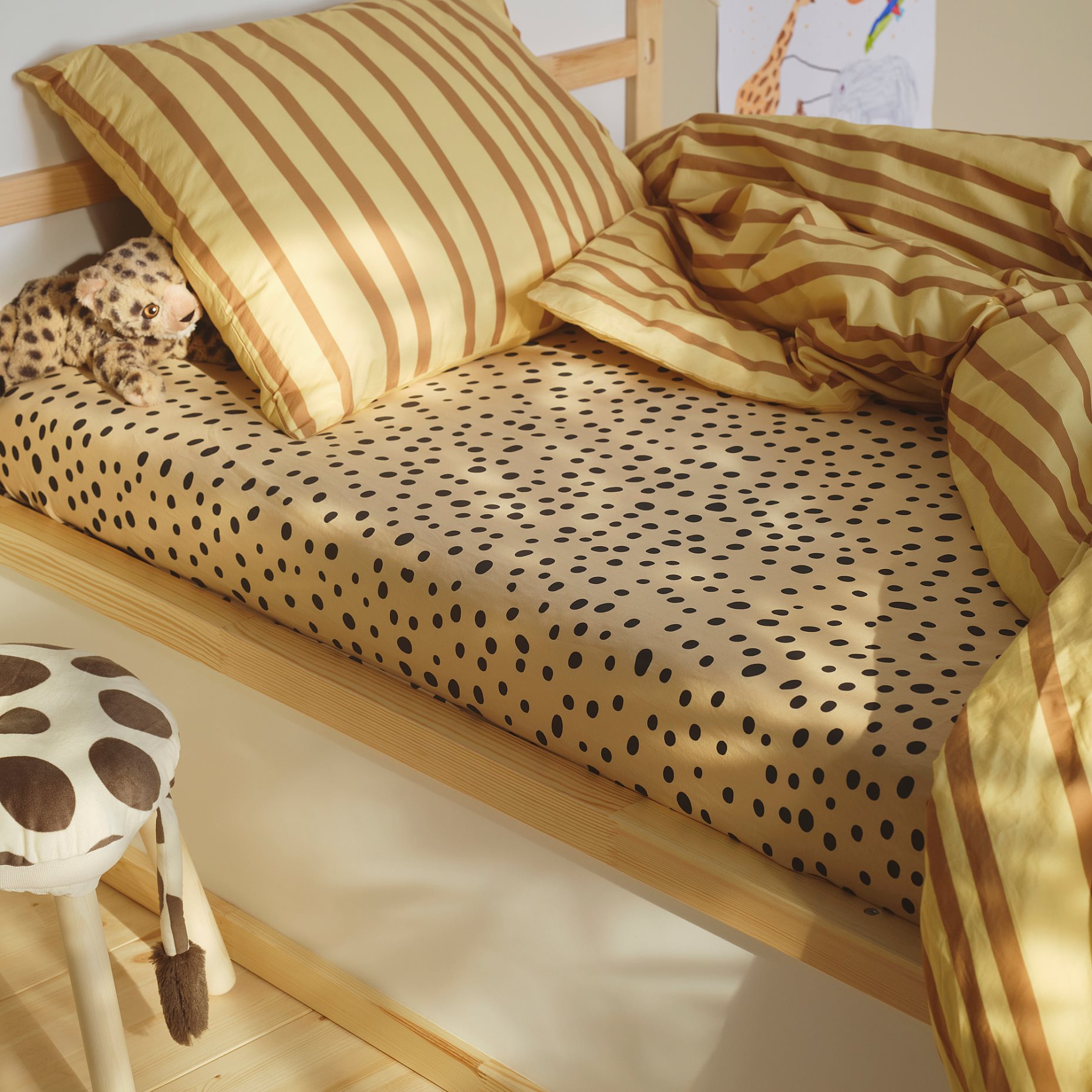 SANDLÖPARE, fitted sheet, 90x200 cm, 605.946.30