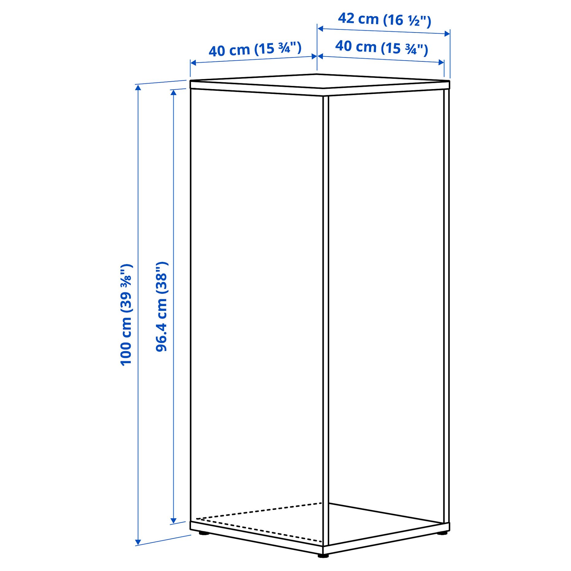 LASTARE, frame, 40x42x100 cm, 605.964.84