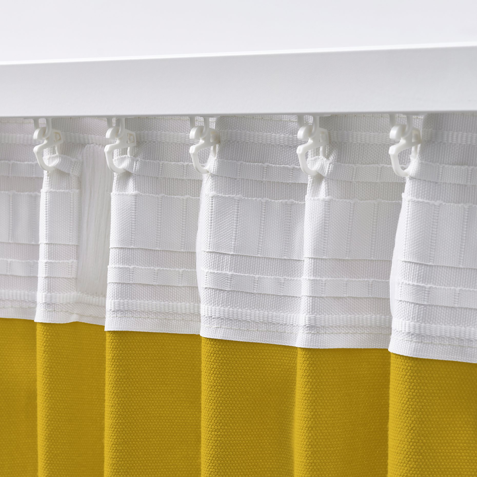 GINSTMOTT, κουρτίνα με τρέσα, 2 τεμ. 145x300 cm, 605.971.86