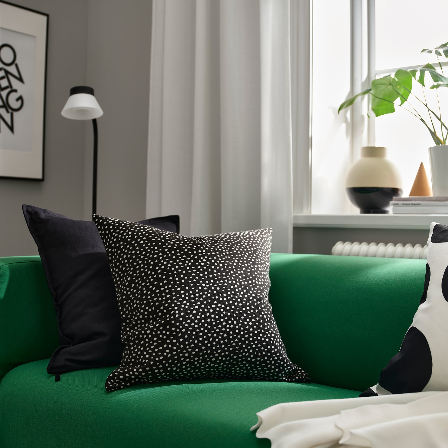 BJÖRKGRÅMAL, cushion cover, 50x50 cm, 605.996.23