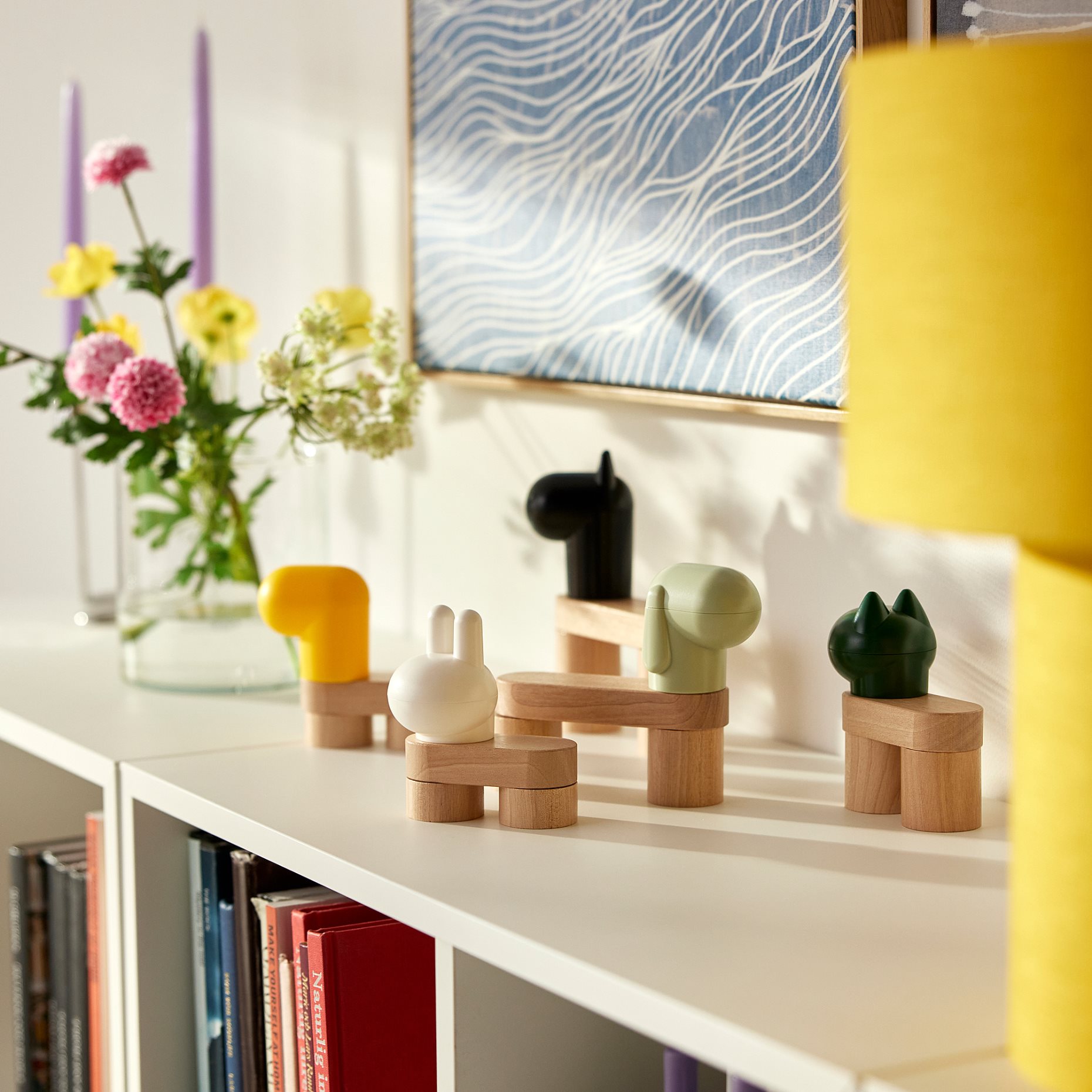 GREJSIMOJS, σετ 20 τεμ. τουβλάκια/5 φιγούρες, 606.020.36