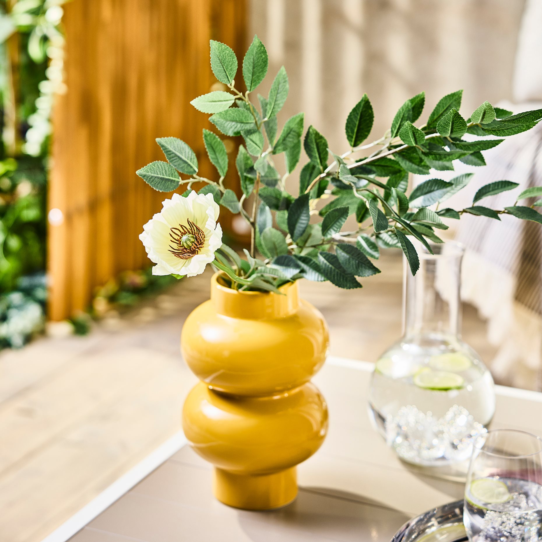 SMYCKA, τεχνητό λουλούδι εσωτ./εξωτ. χώρου/κλαδί με φύλλα, 67 cm, 606.059.78