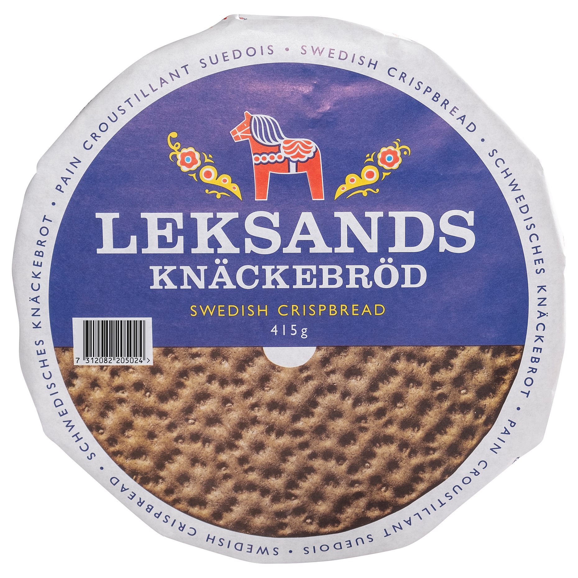 LEKSANDS, rye crispbread round, 415 g, 606.118.56