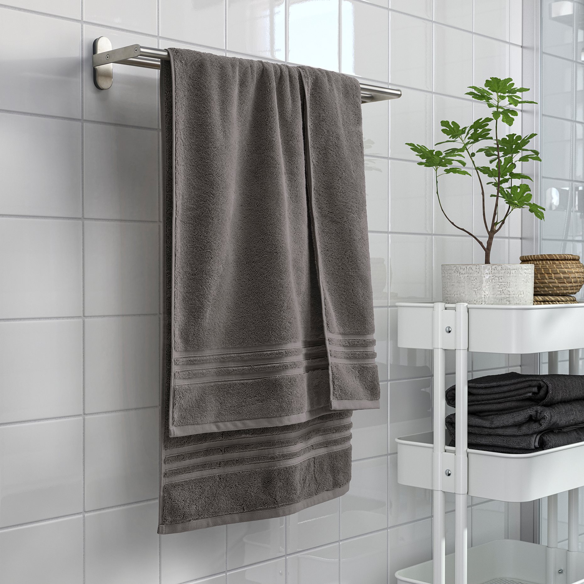 BROKGLIM, bath towel, 70x140 cm, 606.120.16