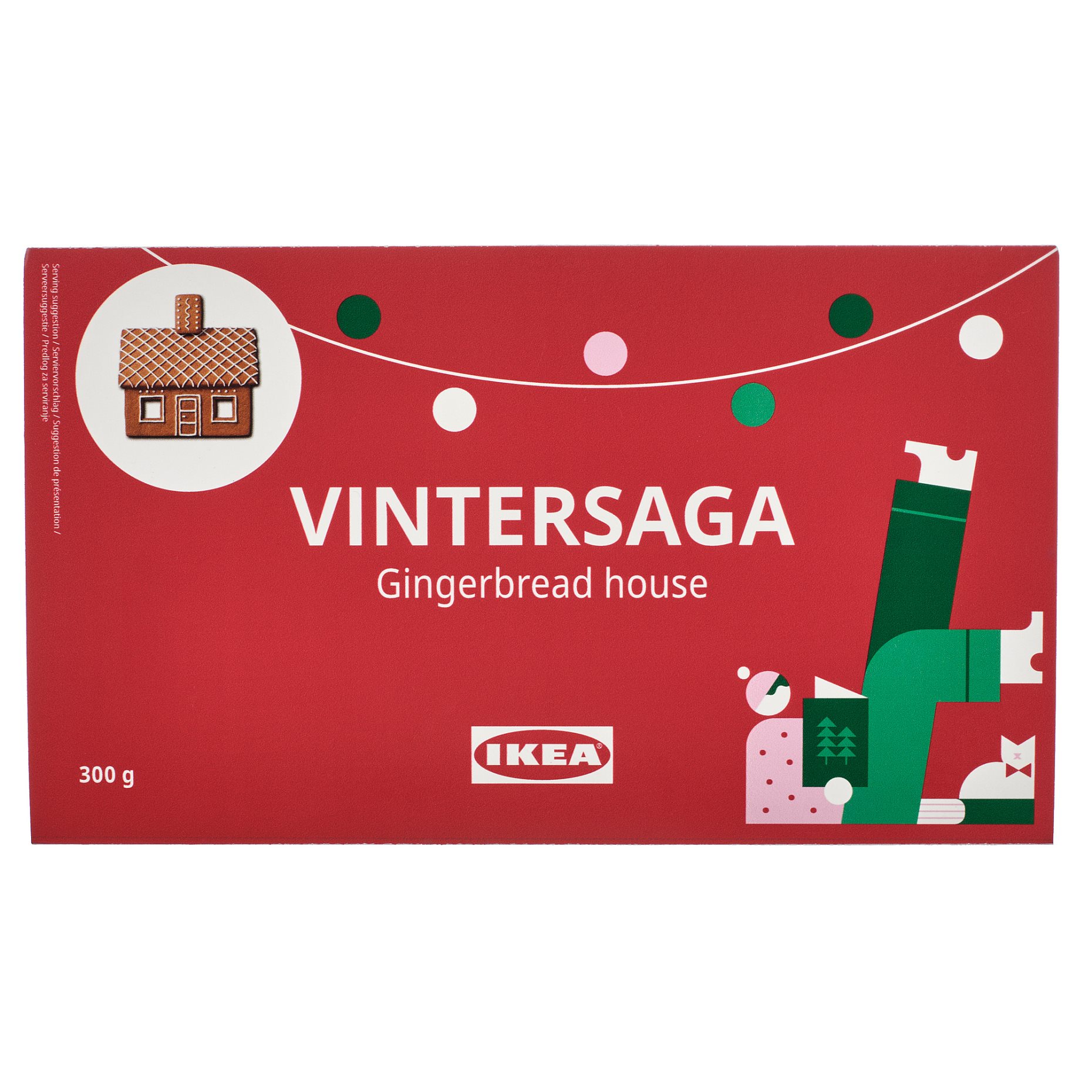 VINTERSAGA, gingerbread trees, 300 g, 606.124.17